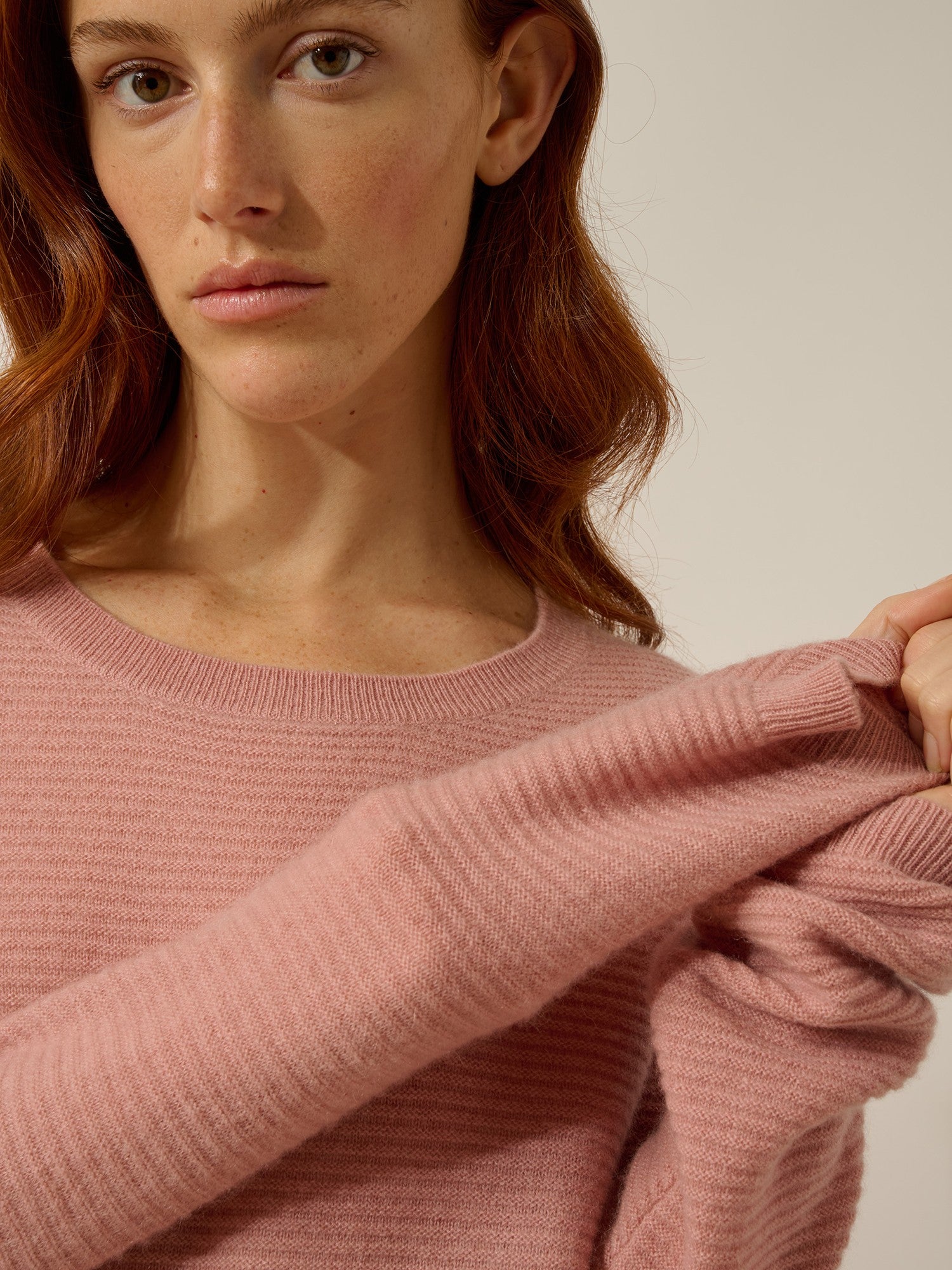 nethy rosewood boat neck sweater