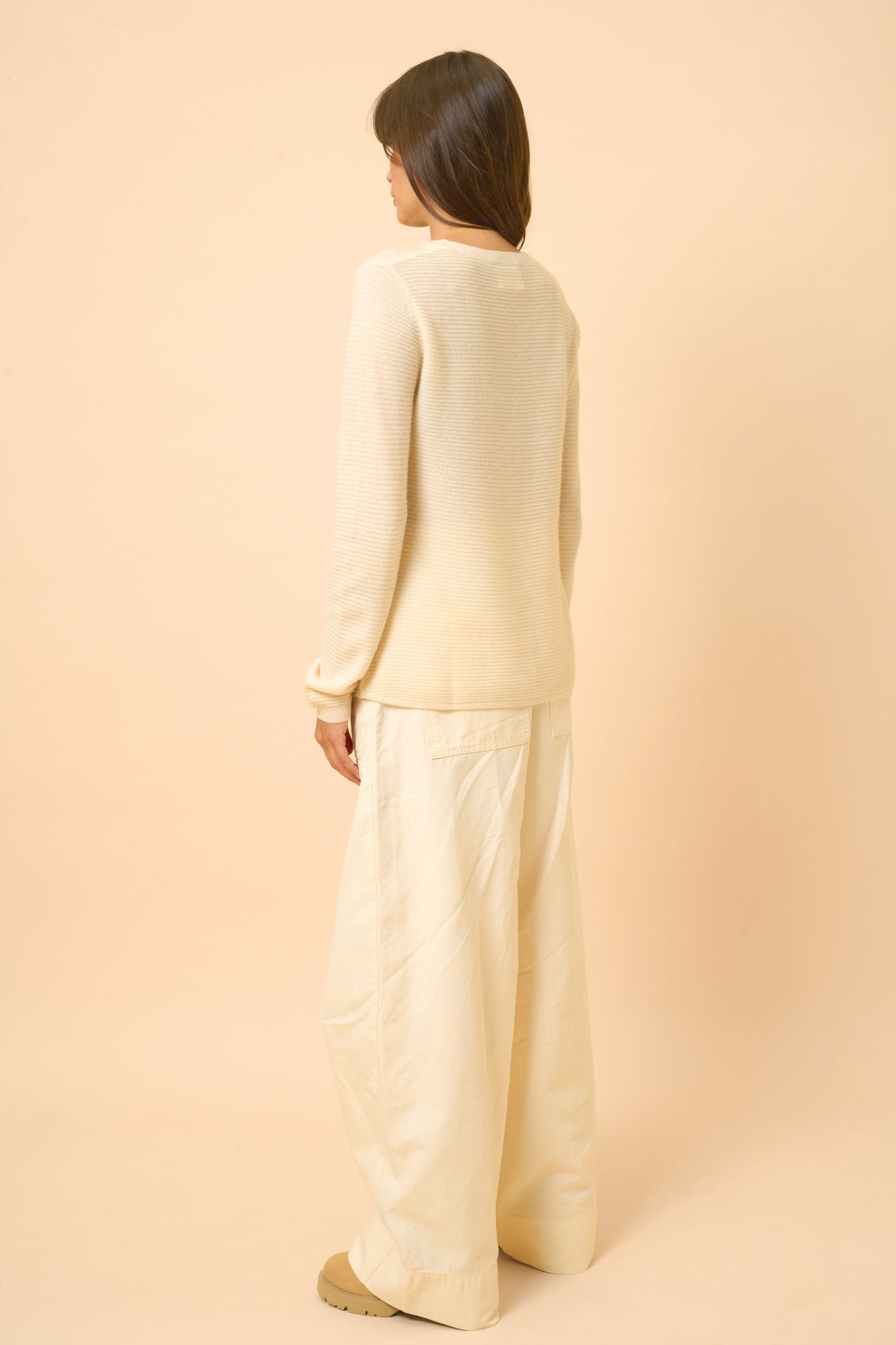 NETHY pull col bateau ivoire