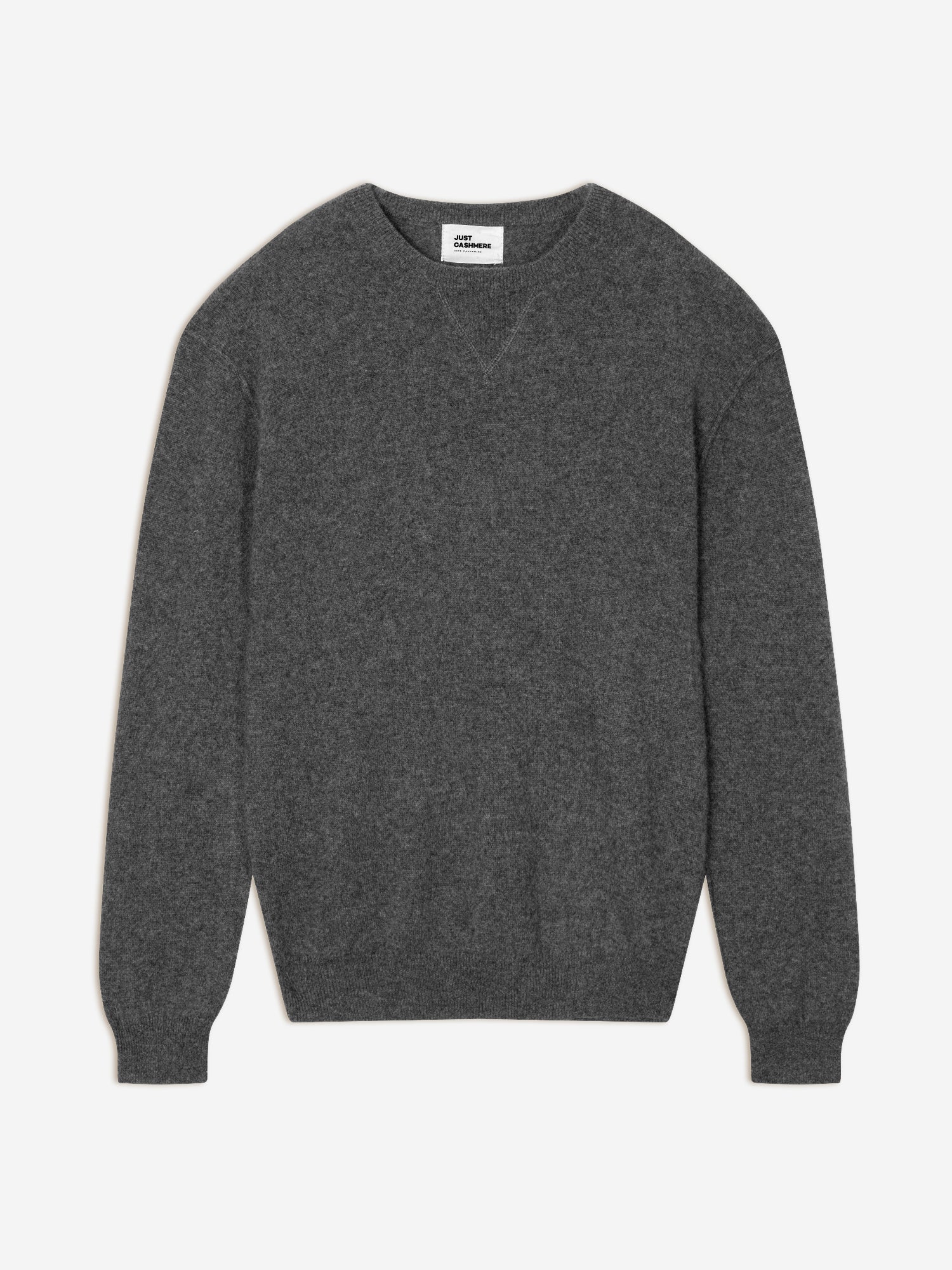 NOE pull col rond anthracite chiné