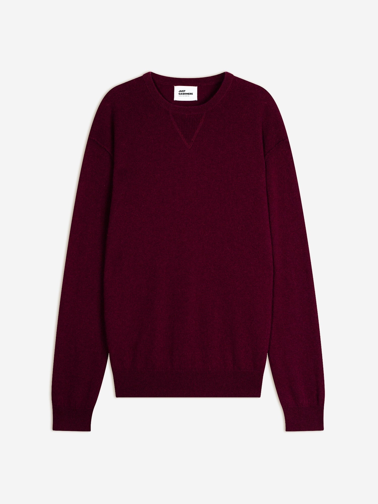 NOE pull col rond bordeaux