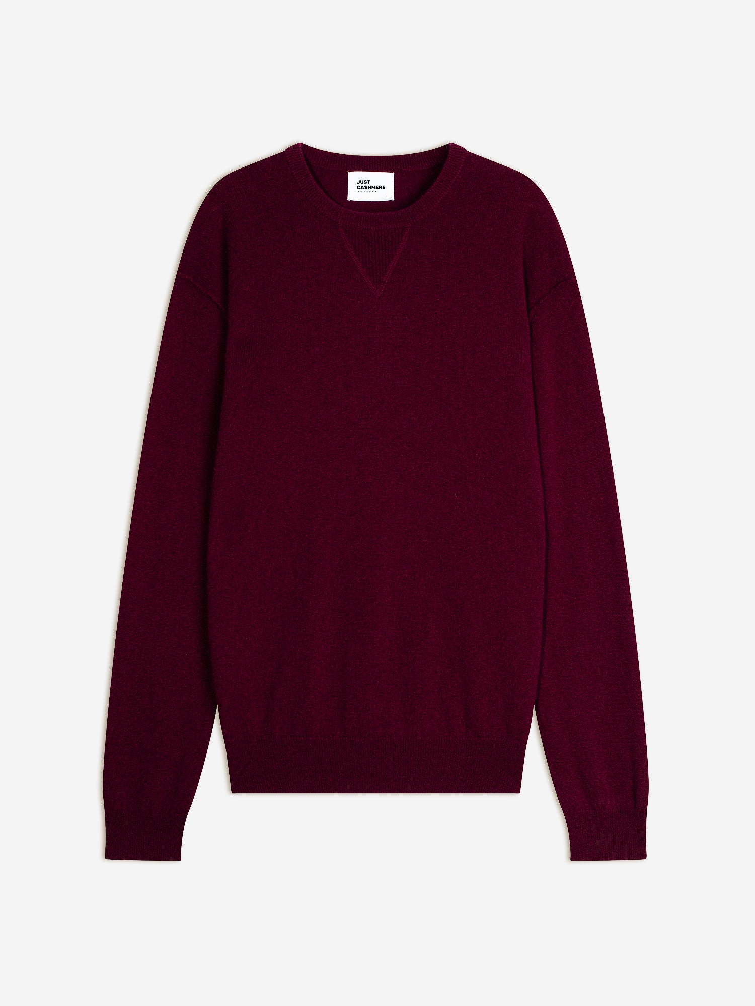 NOE pull col rond bordeaux