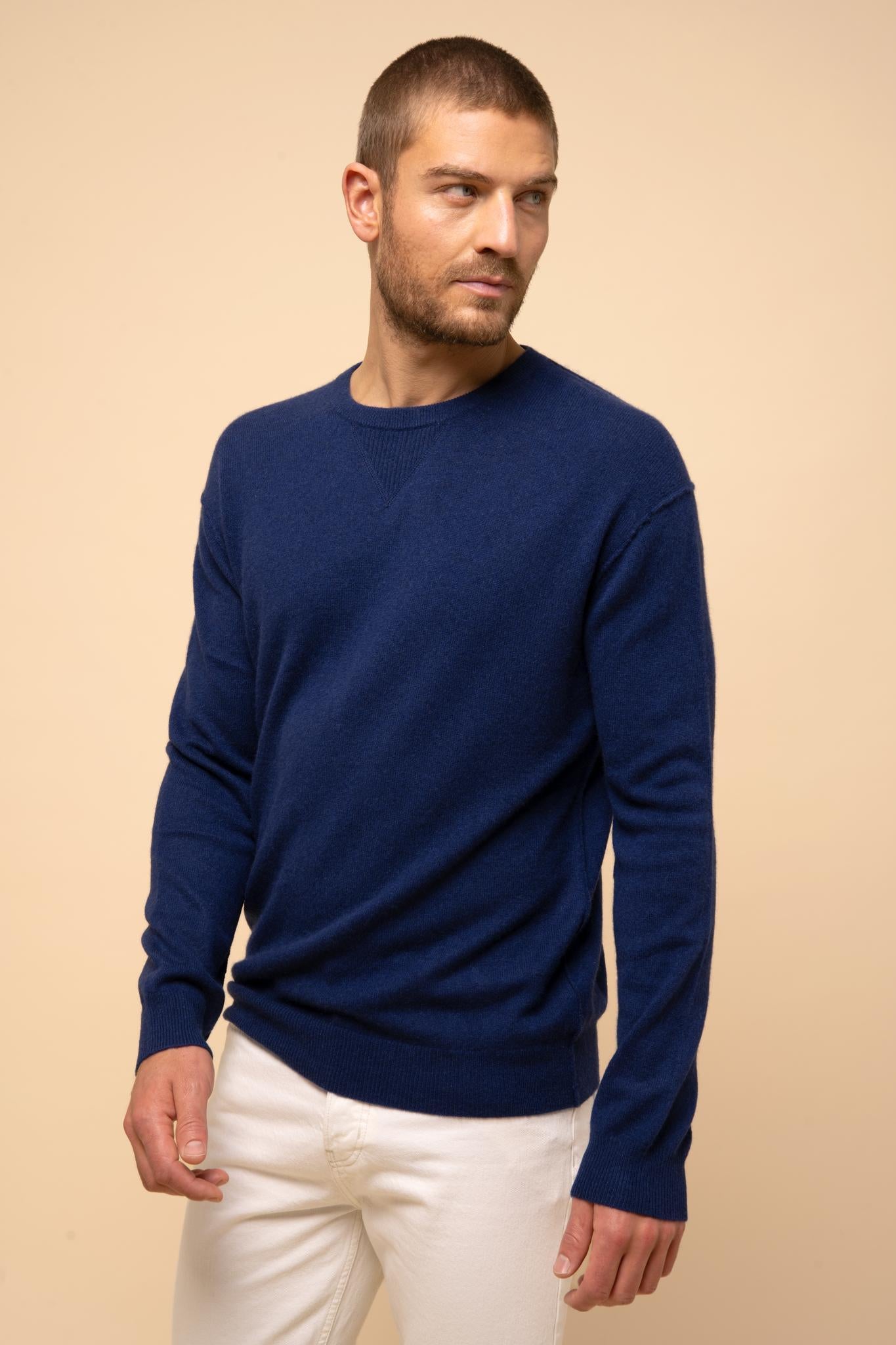 NOE round-neck sweater midnight