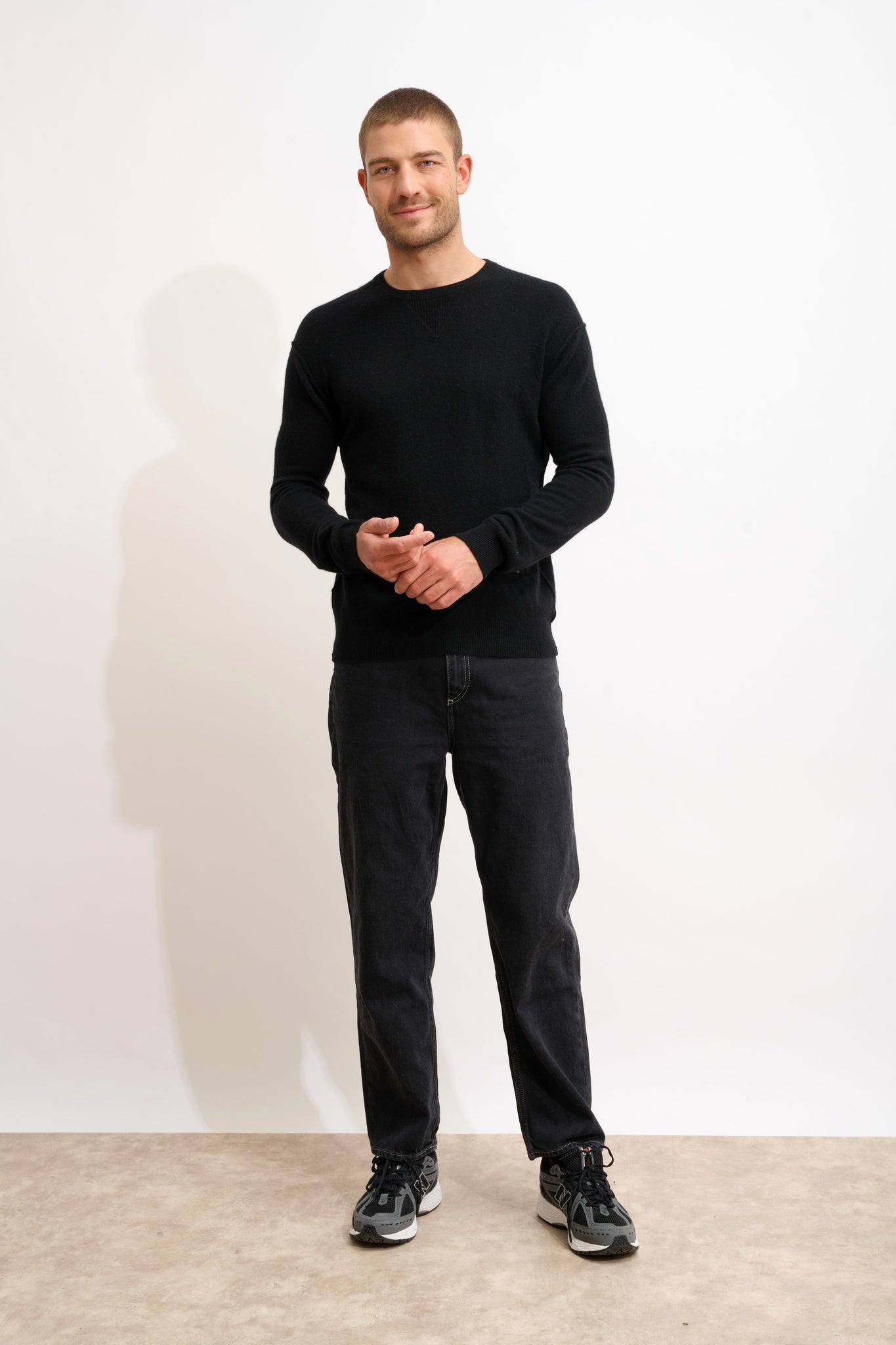 NOE pull col rond noir