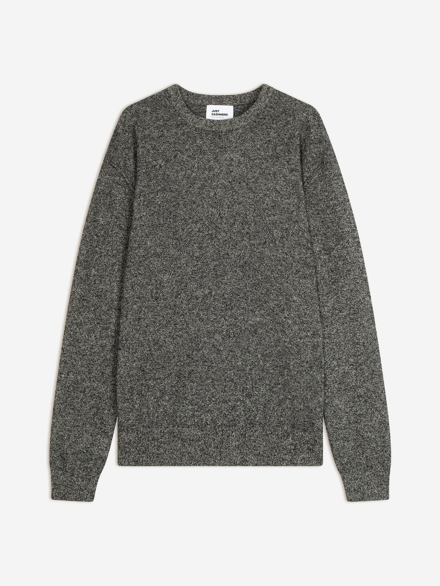 NOE pull col rond noir/blanc