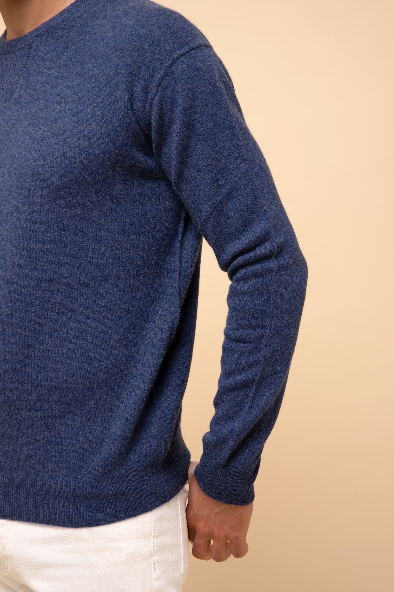 NOE pull col rond ocean chiné