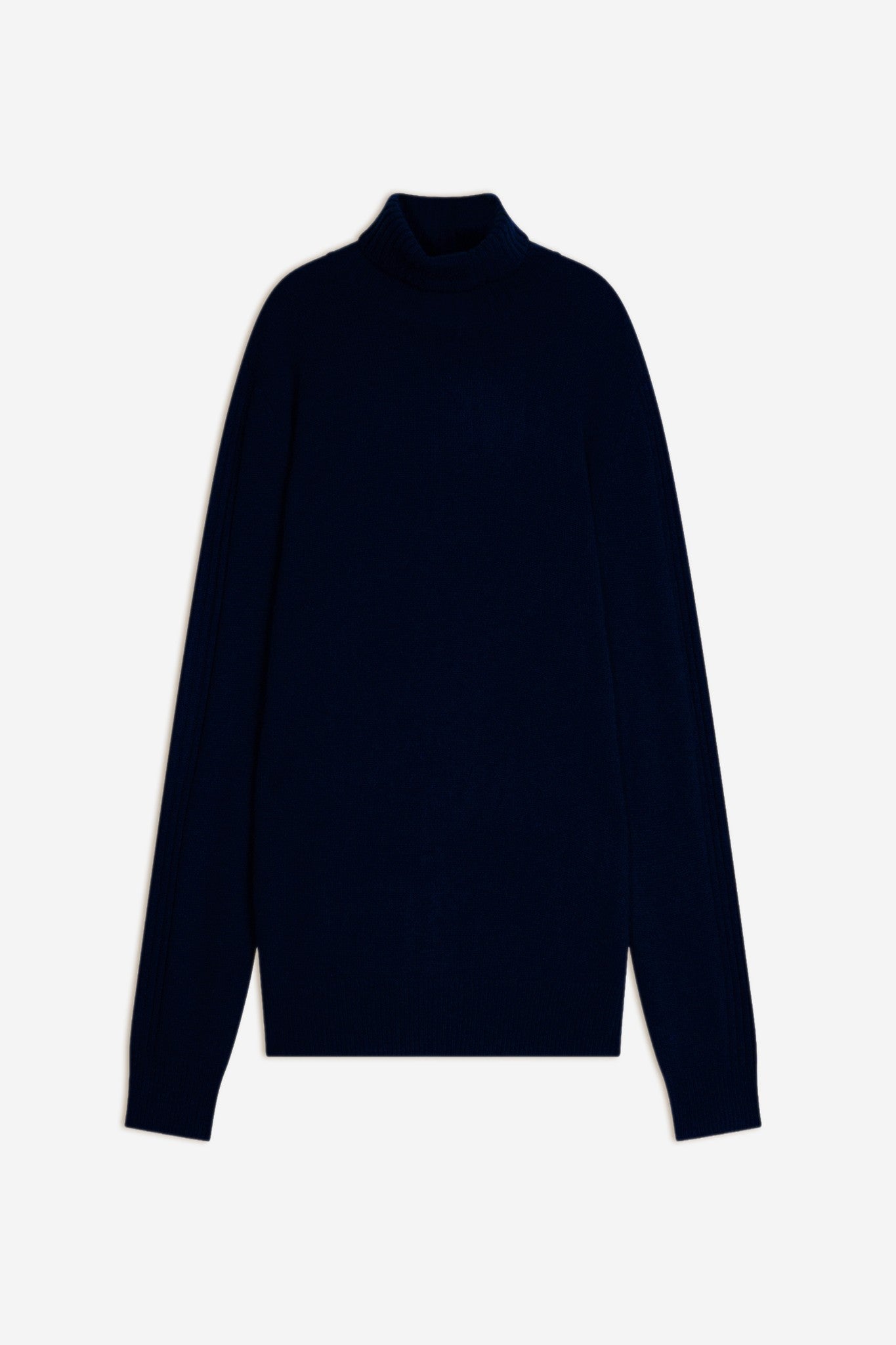 noi pull col roulé navy