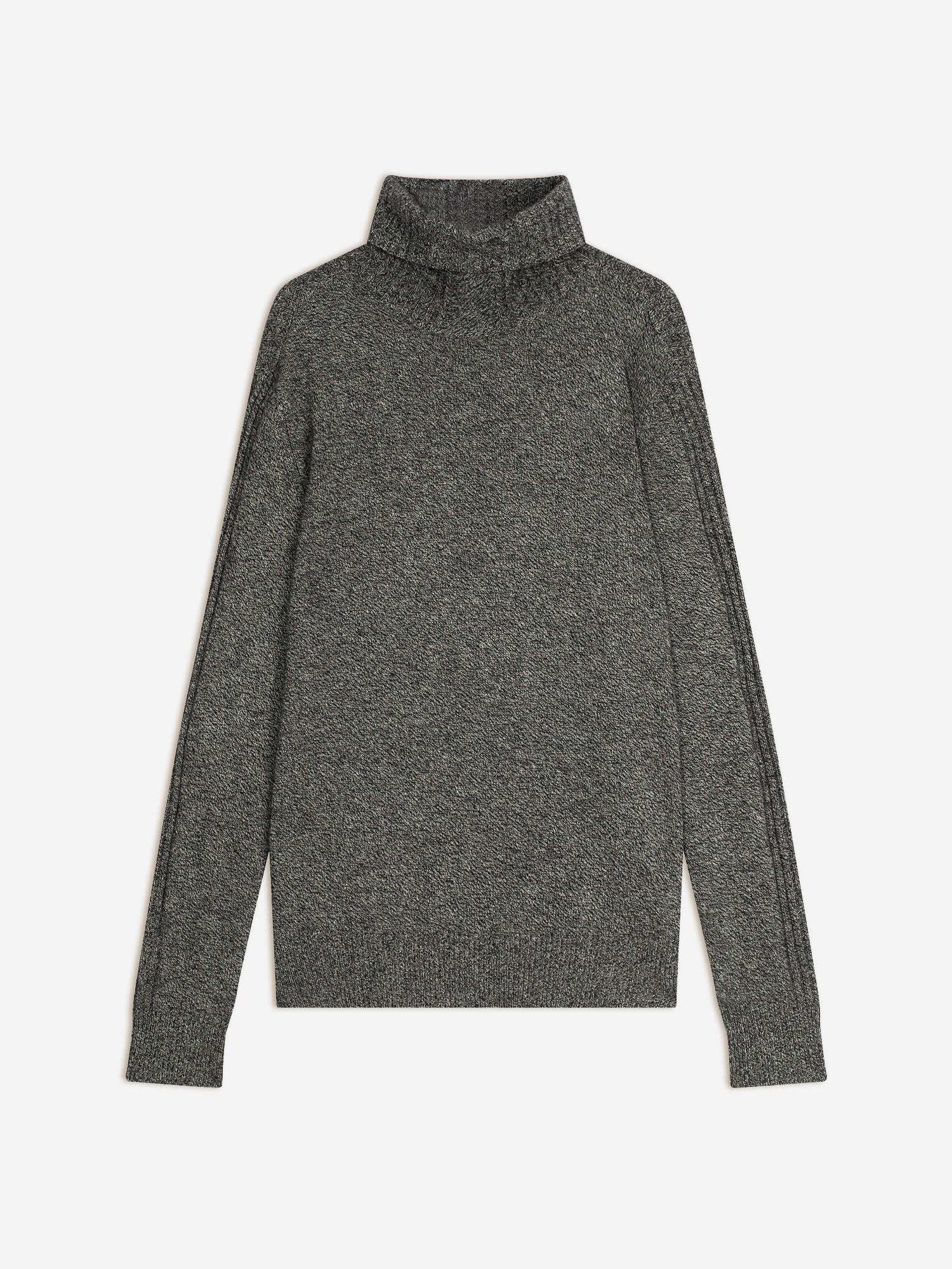NOI pull col roulé noir/blanc