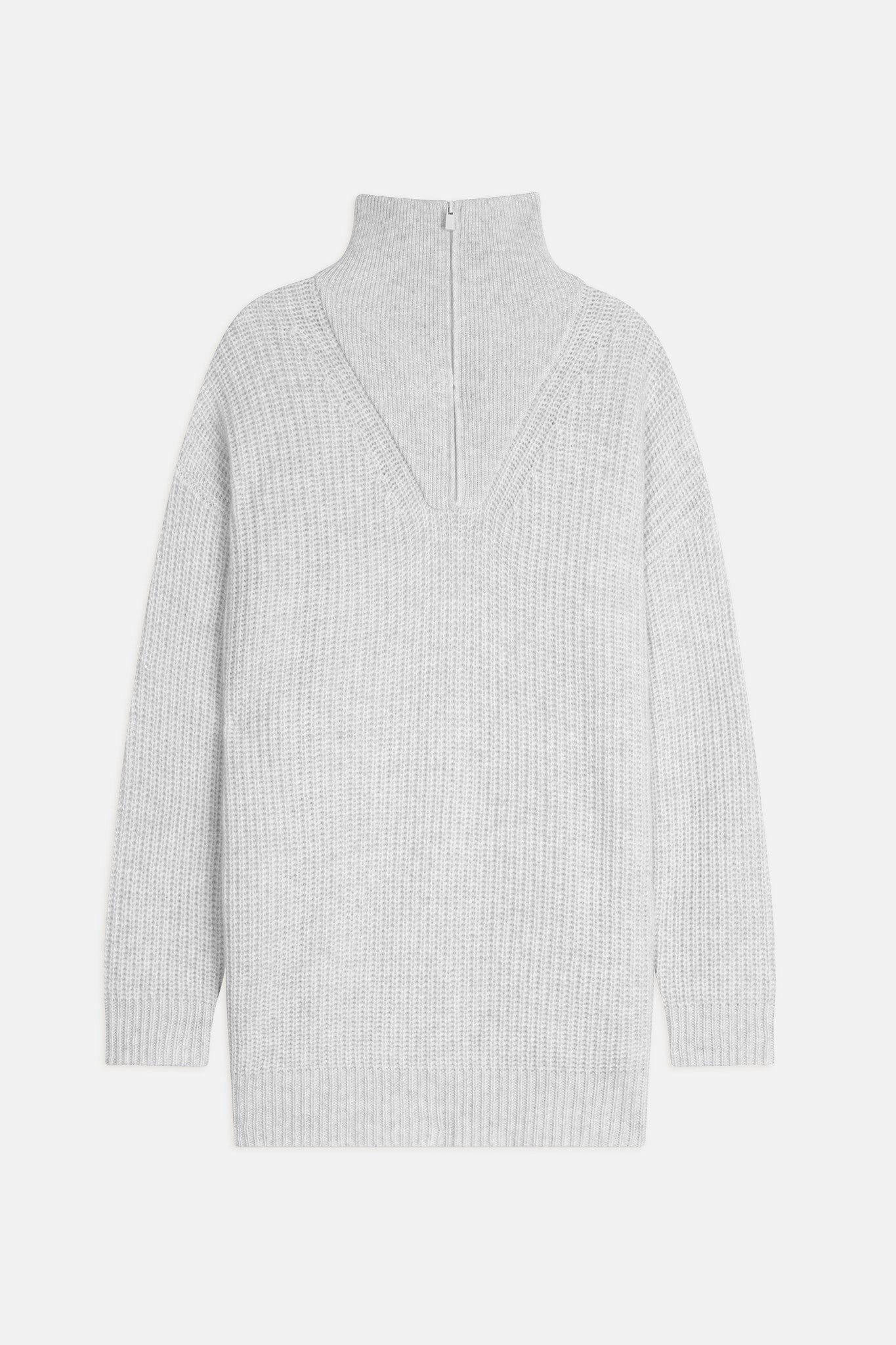 nordica pull camionneur 6 fils gris perle chiné