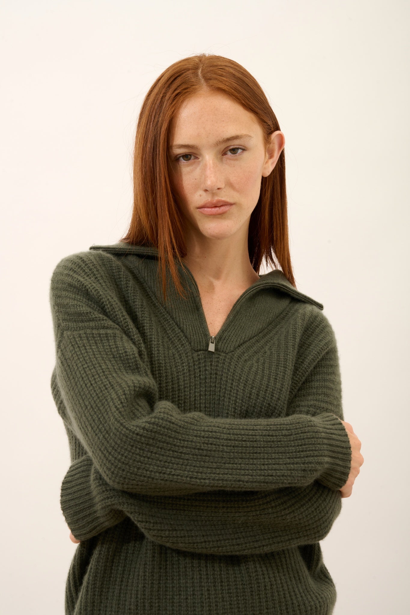 NORDICA pull camionneur 6 fils kaki