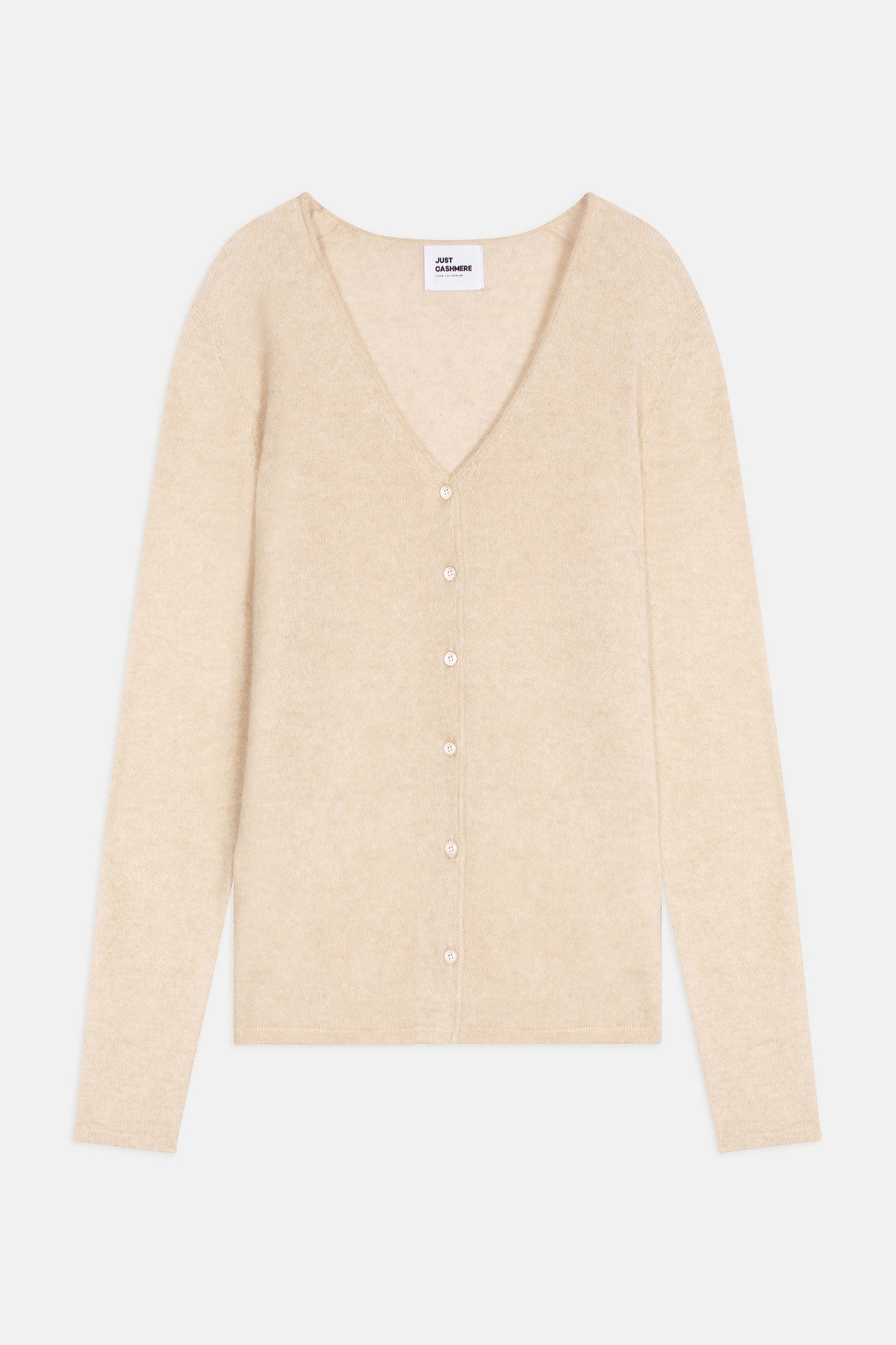 norma cardigan col v avoine