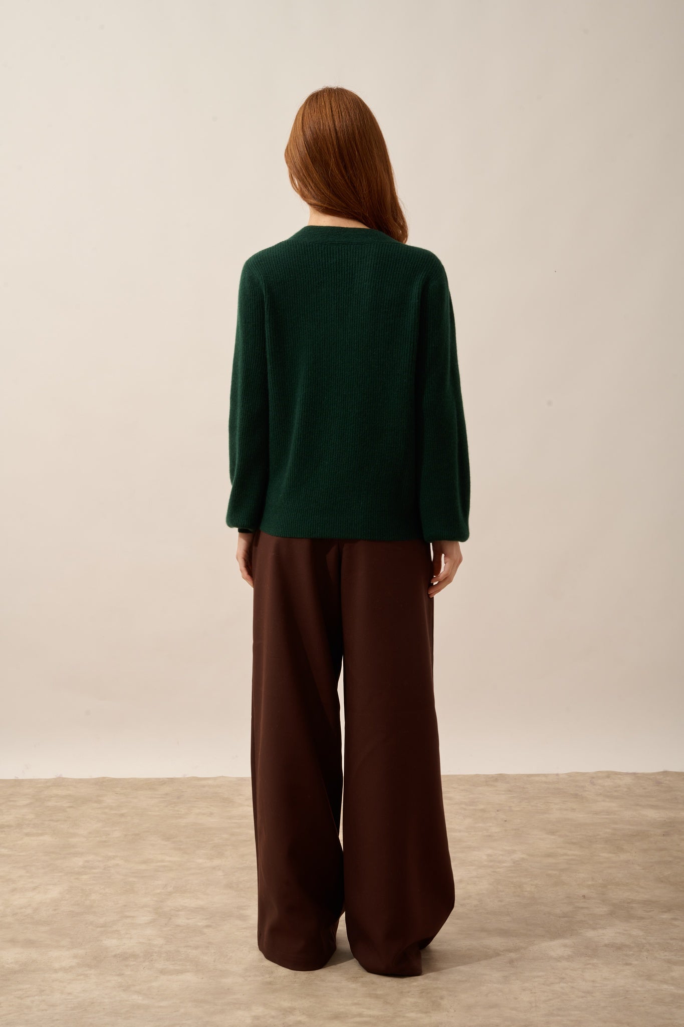 NOTY pull col lavallière cyprès