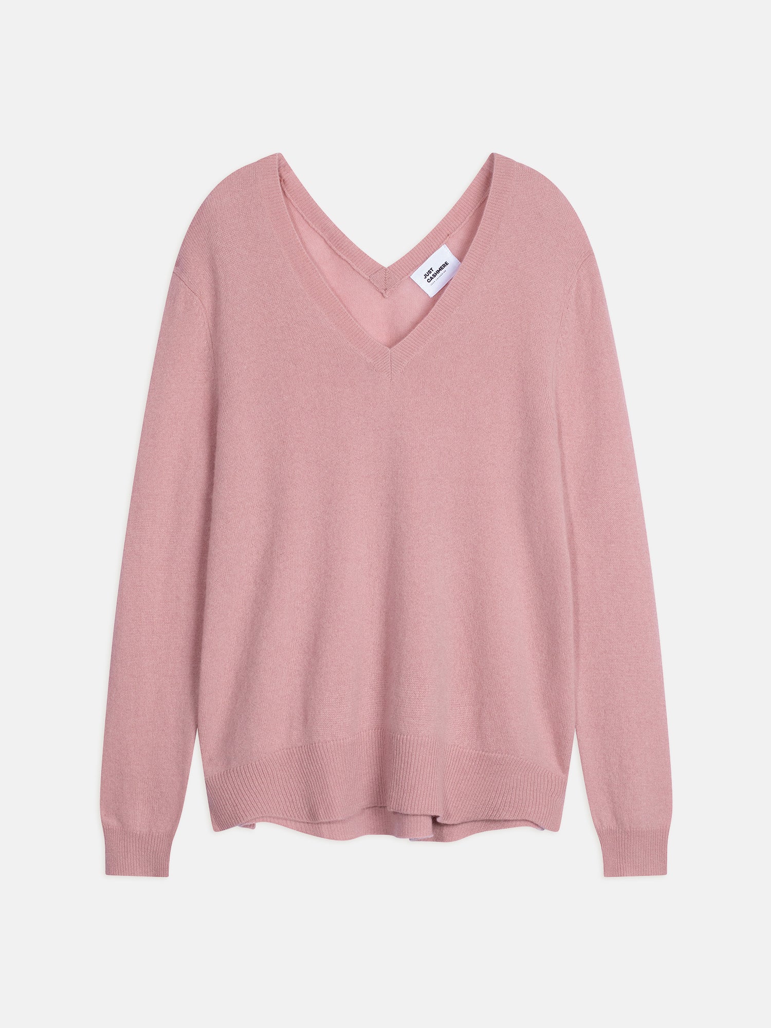 OPAL pull col v bois de rose