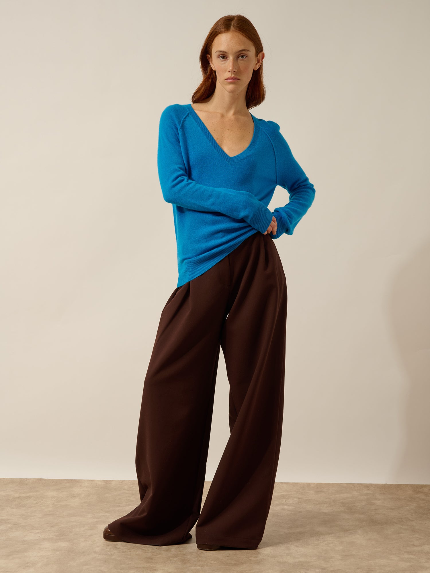 PHOEBE pull col v azur