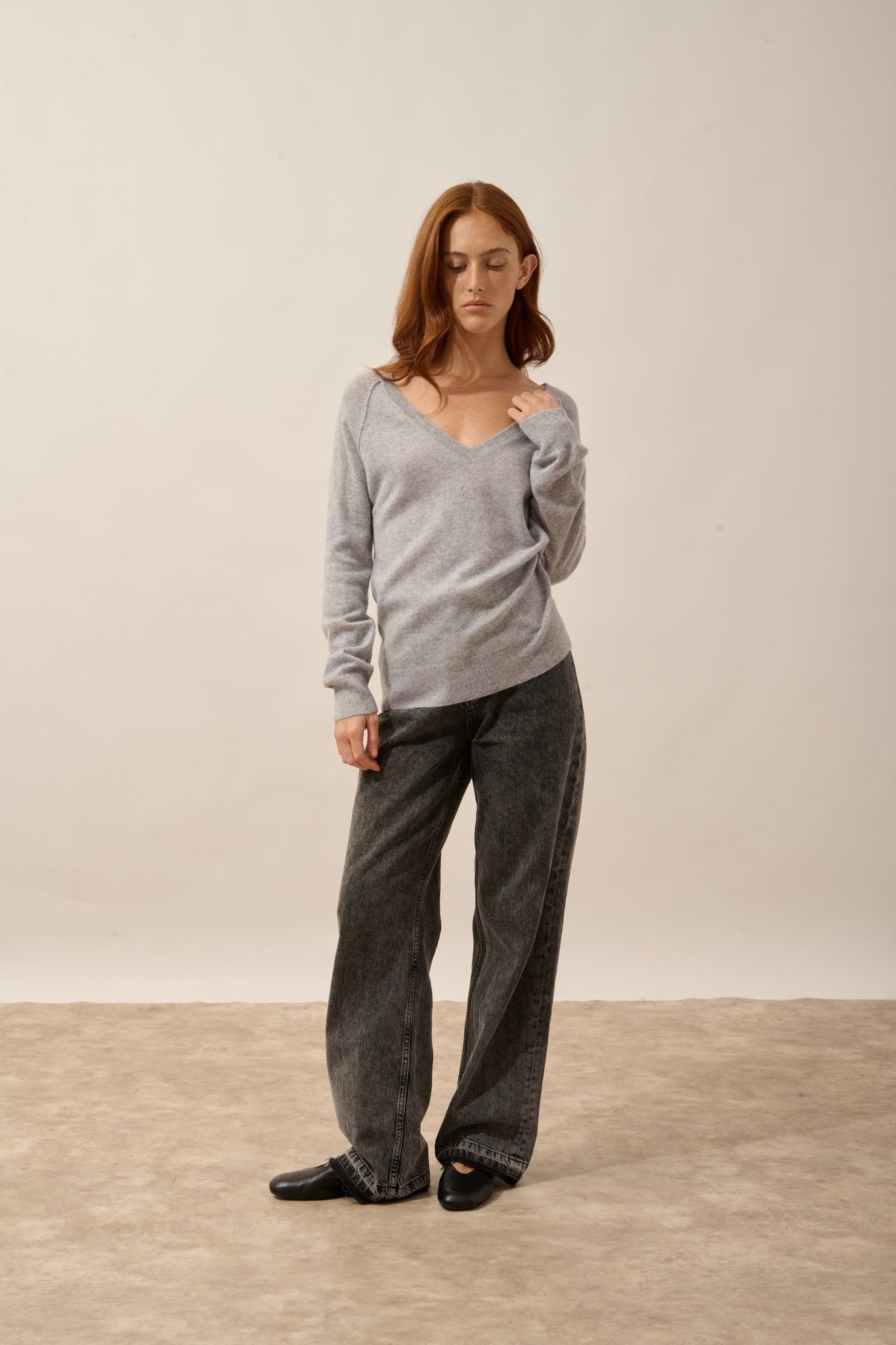 PHOEBE pull col v horizon chiné