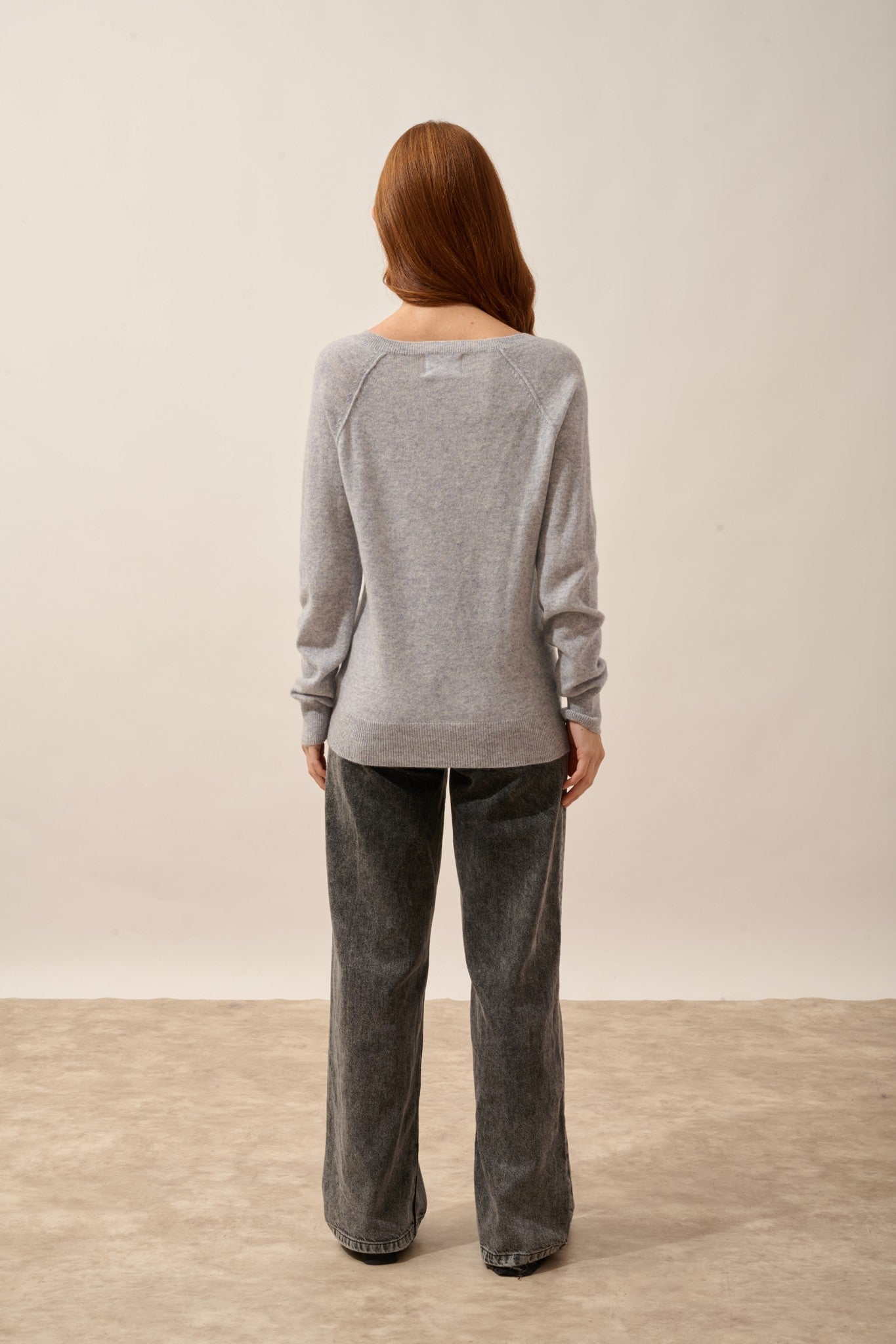 phoebe pull col v horizon chiné