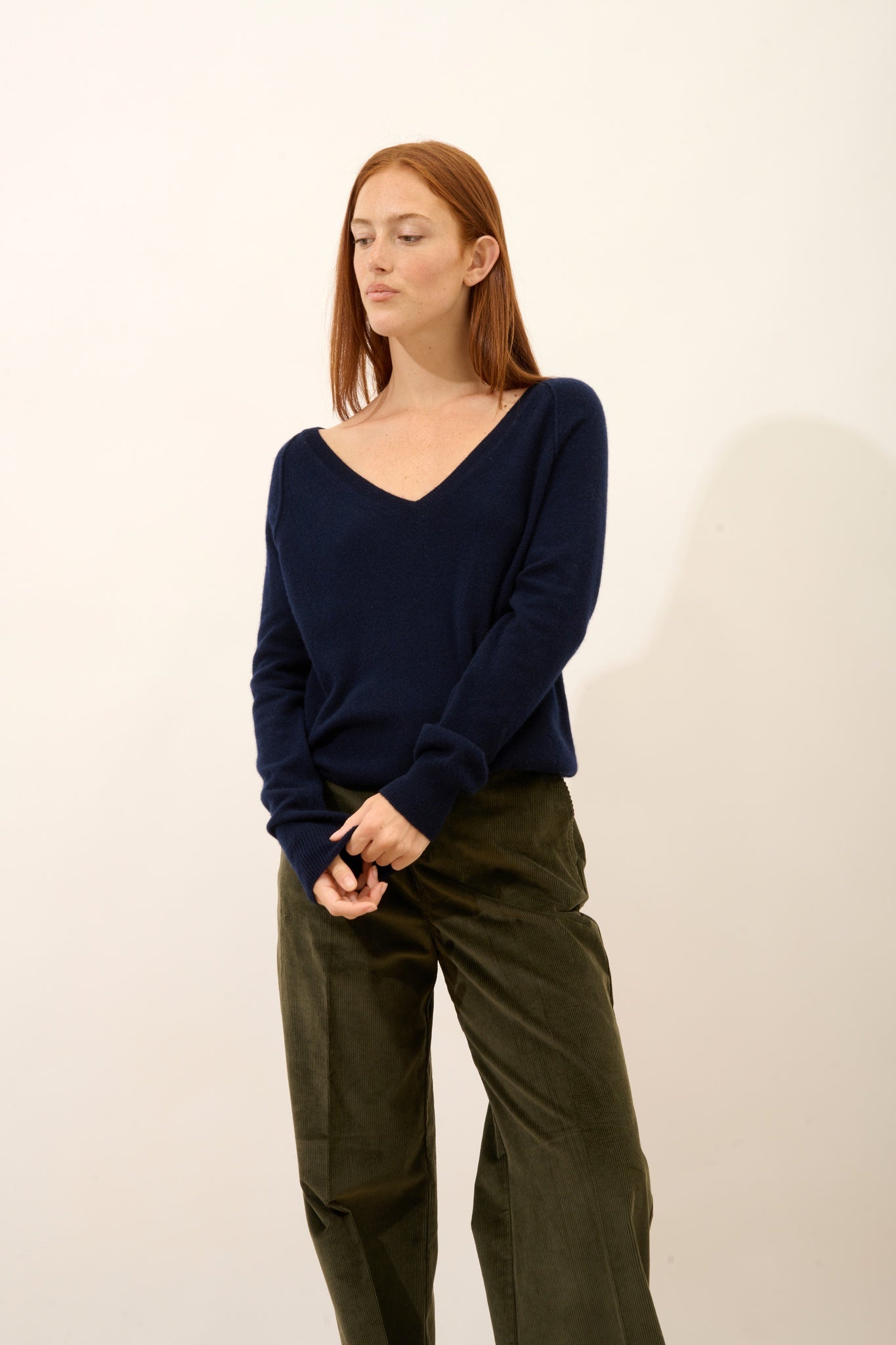 PHOEBE pull col v navy