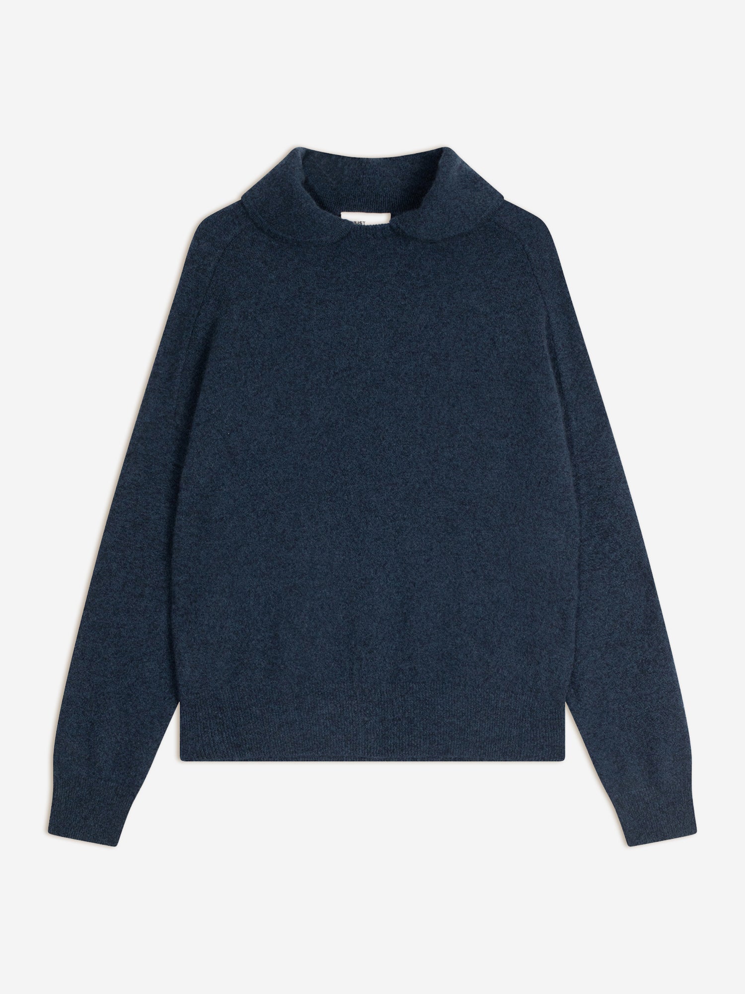 PIURA midnight blue claudine-neck sweater
