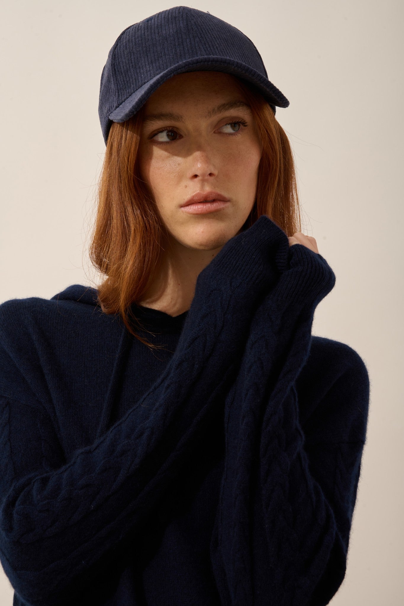 polara pull capuche navy