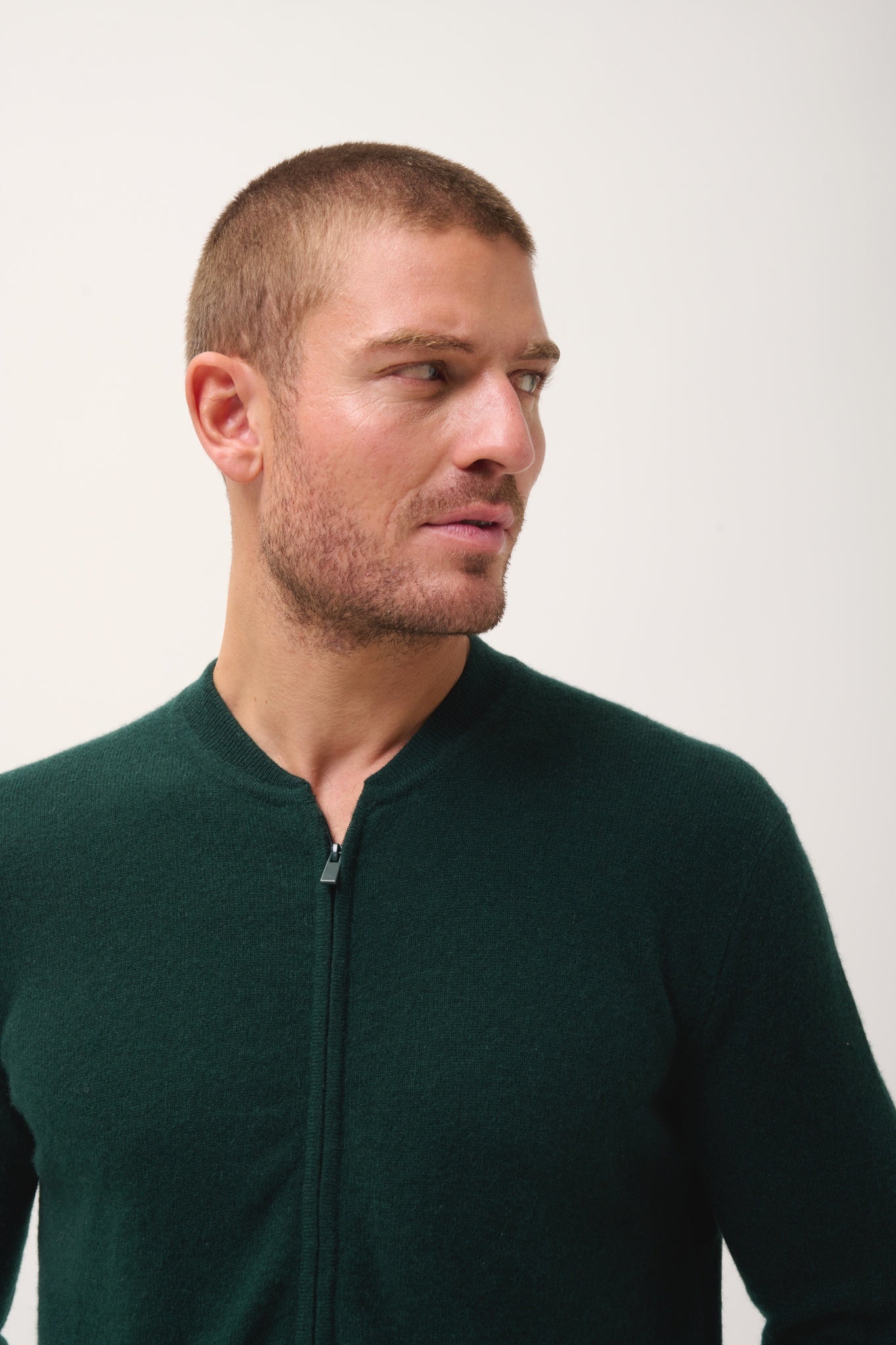 POLNOON cypress mao neck cardigan