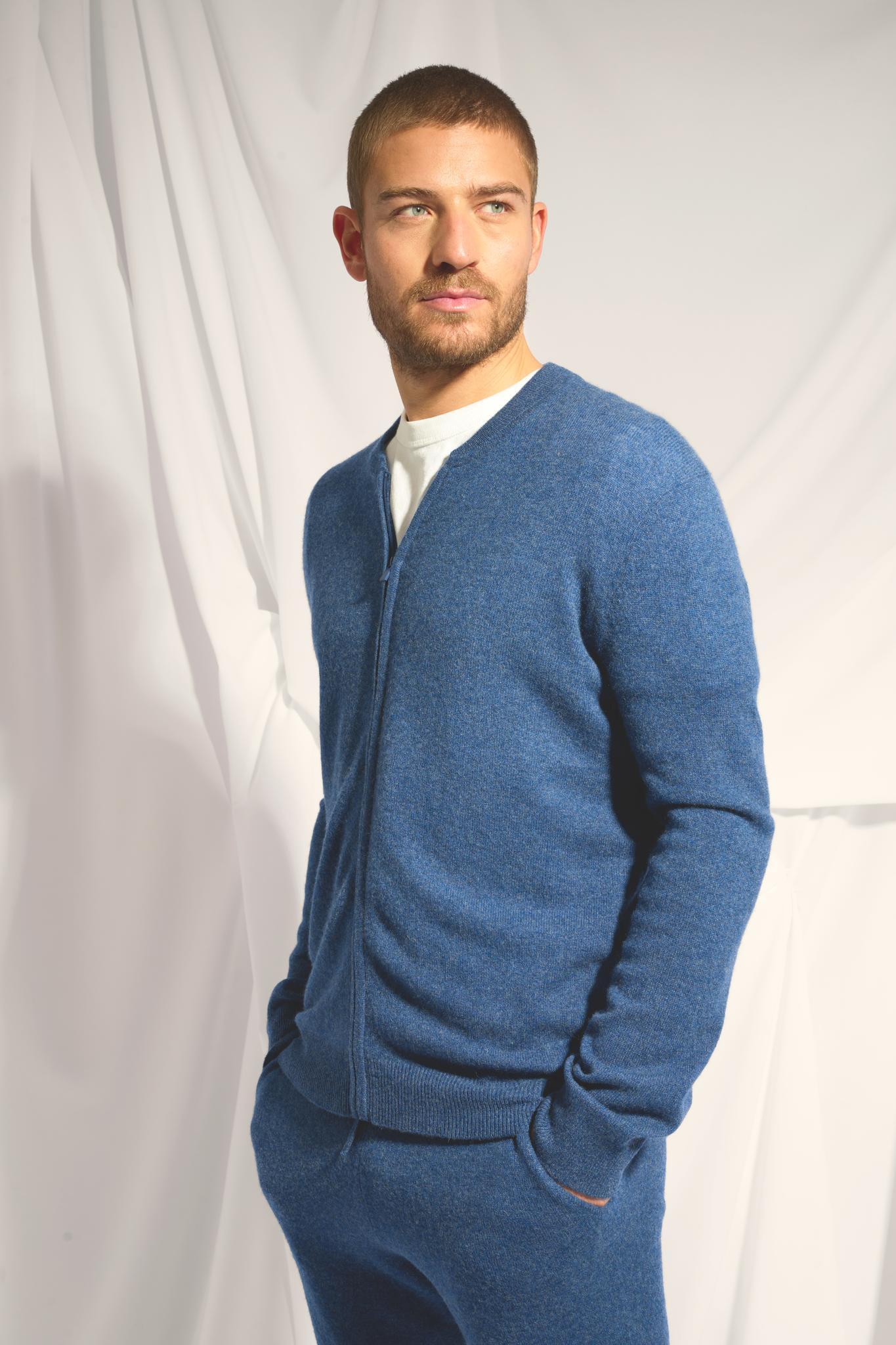 POLNOON ocean mao neck cardigan