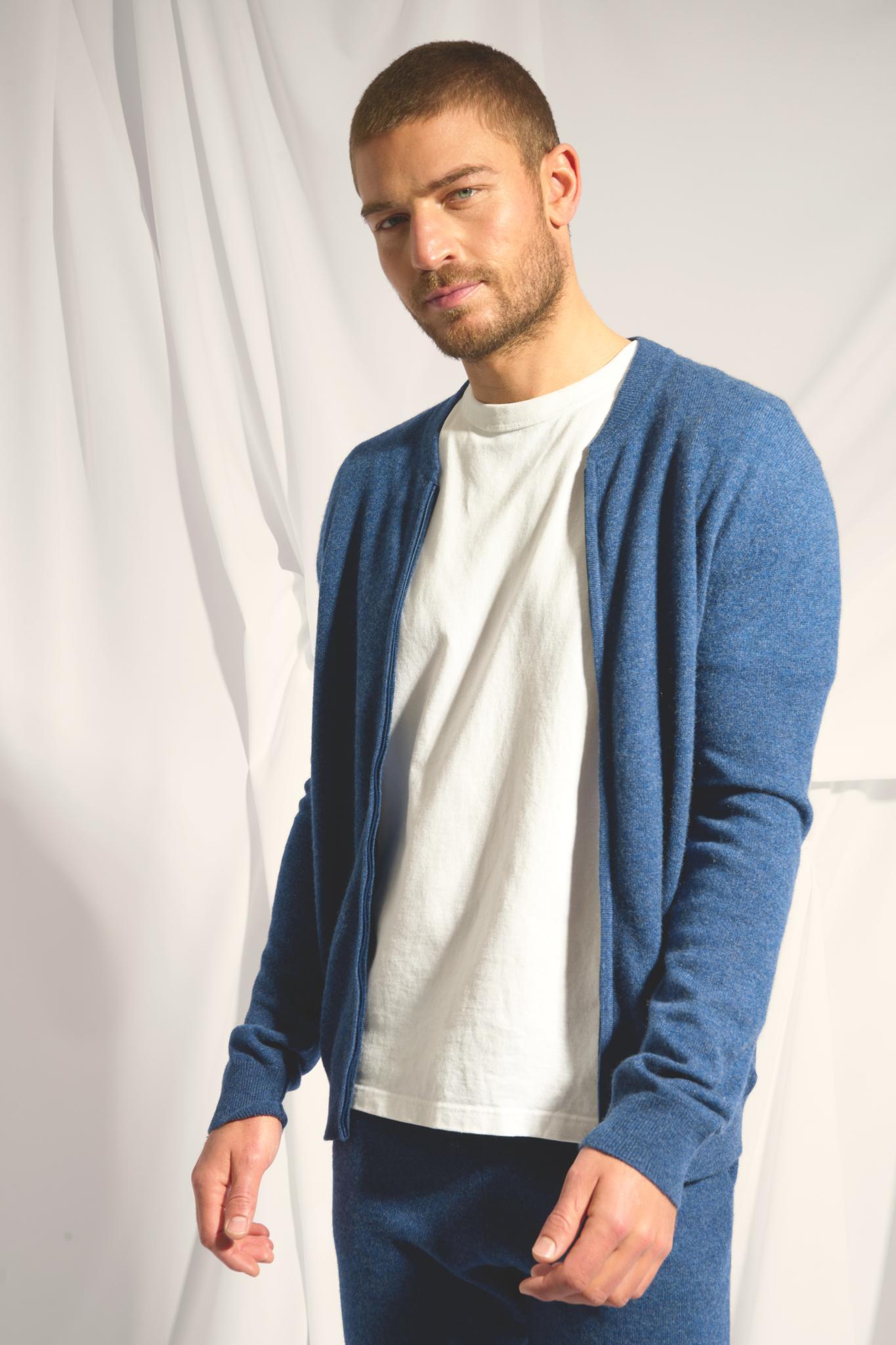 POLNOON ocean mao neck cardigan