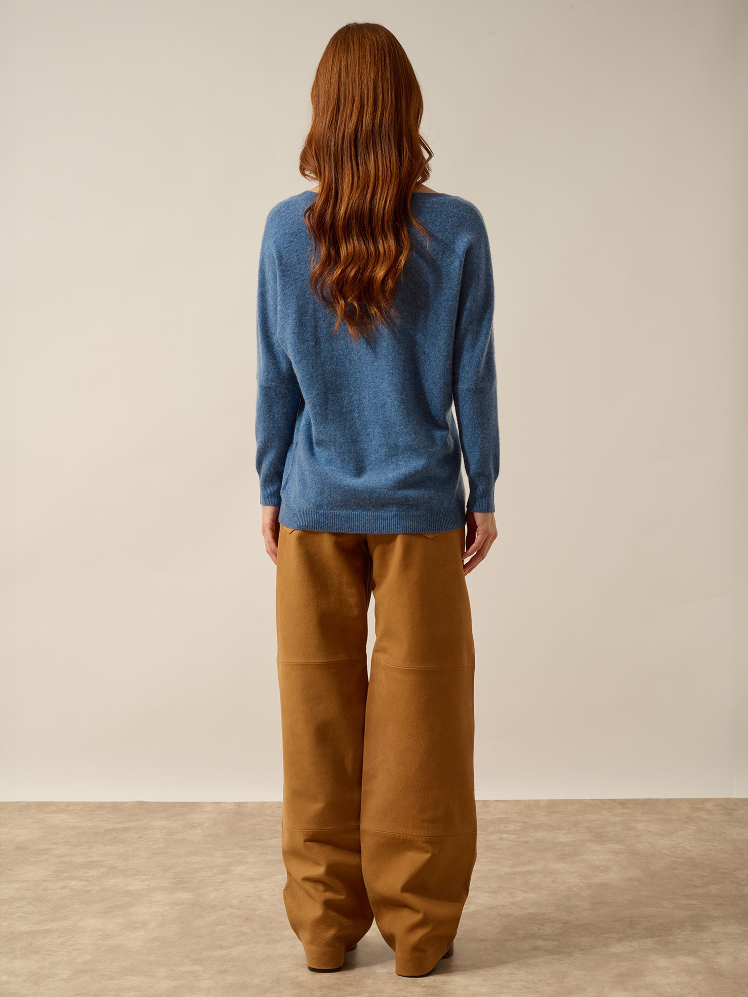 REBECCA pull bleu denim