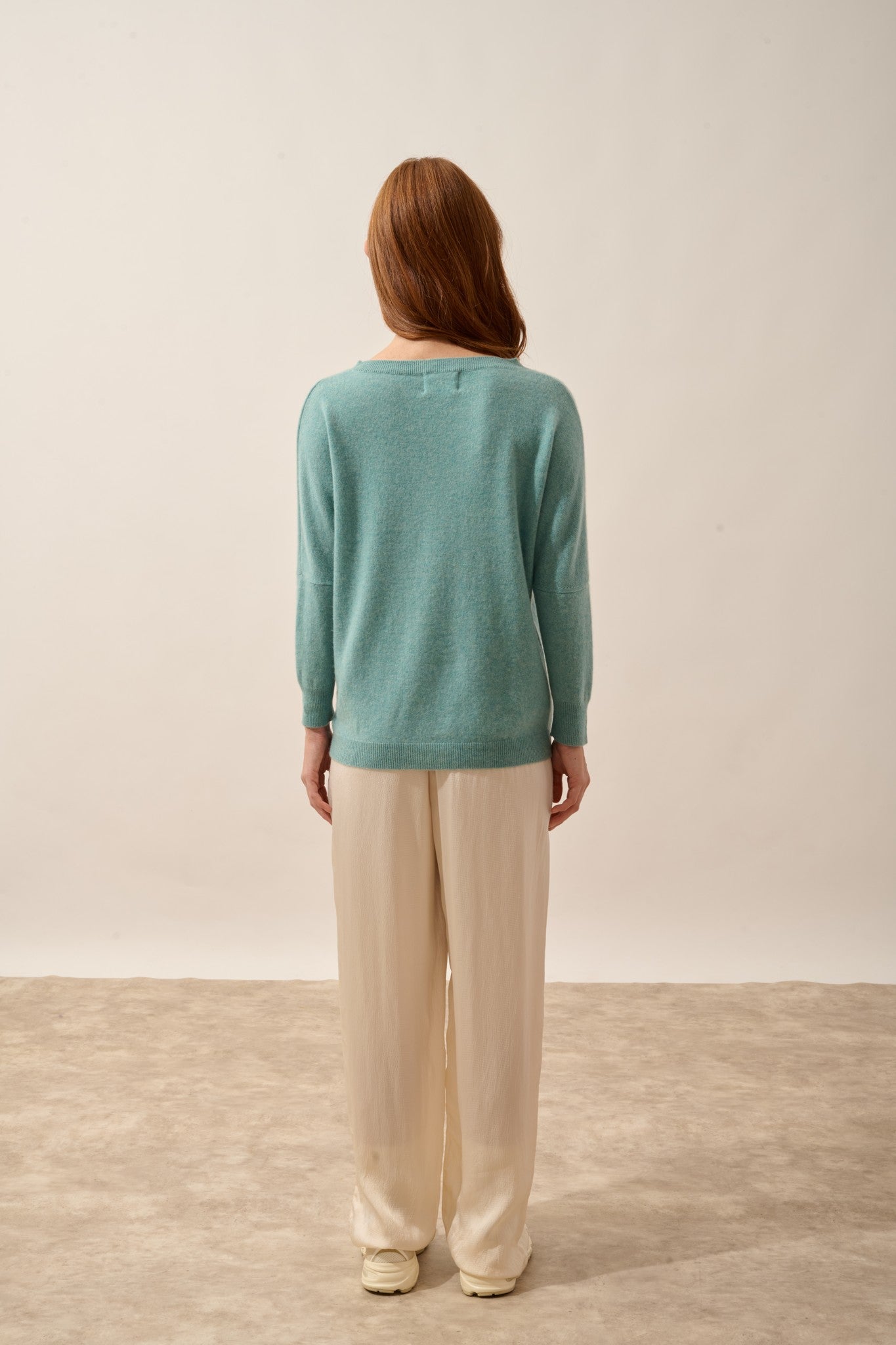 rebecca pull vert chiné