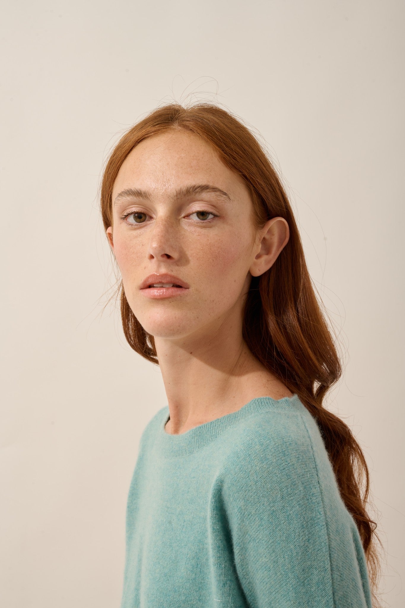 rebecca pull vert chiné