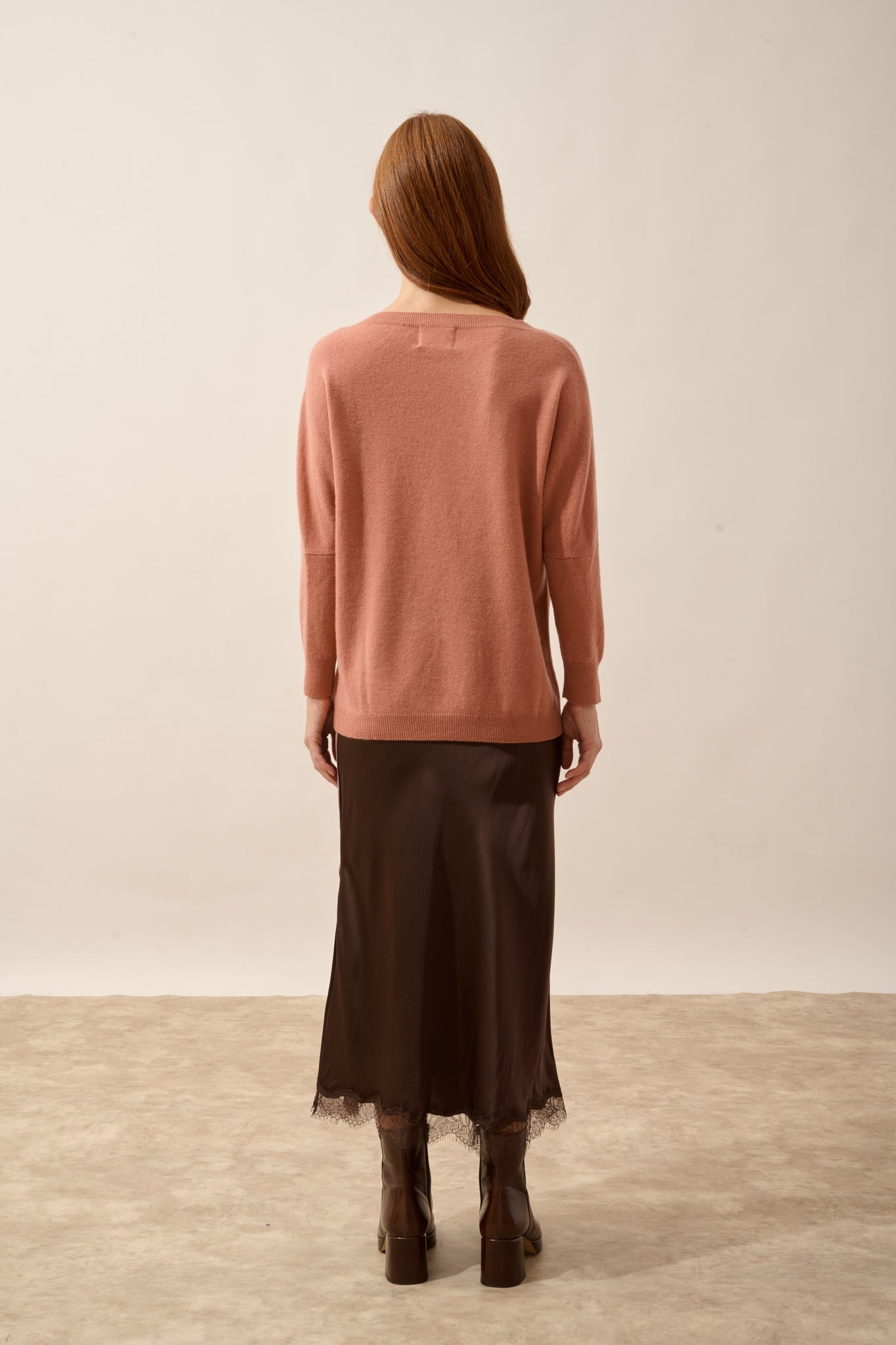 REBECCA batwing sweater dahlia