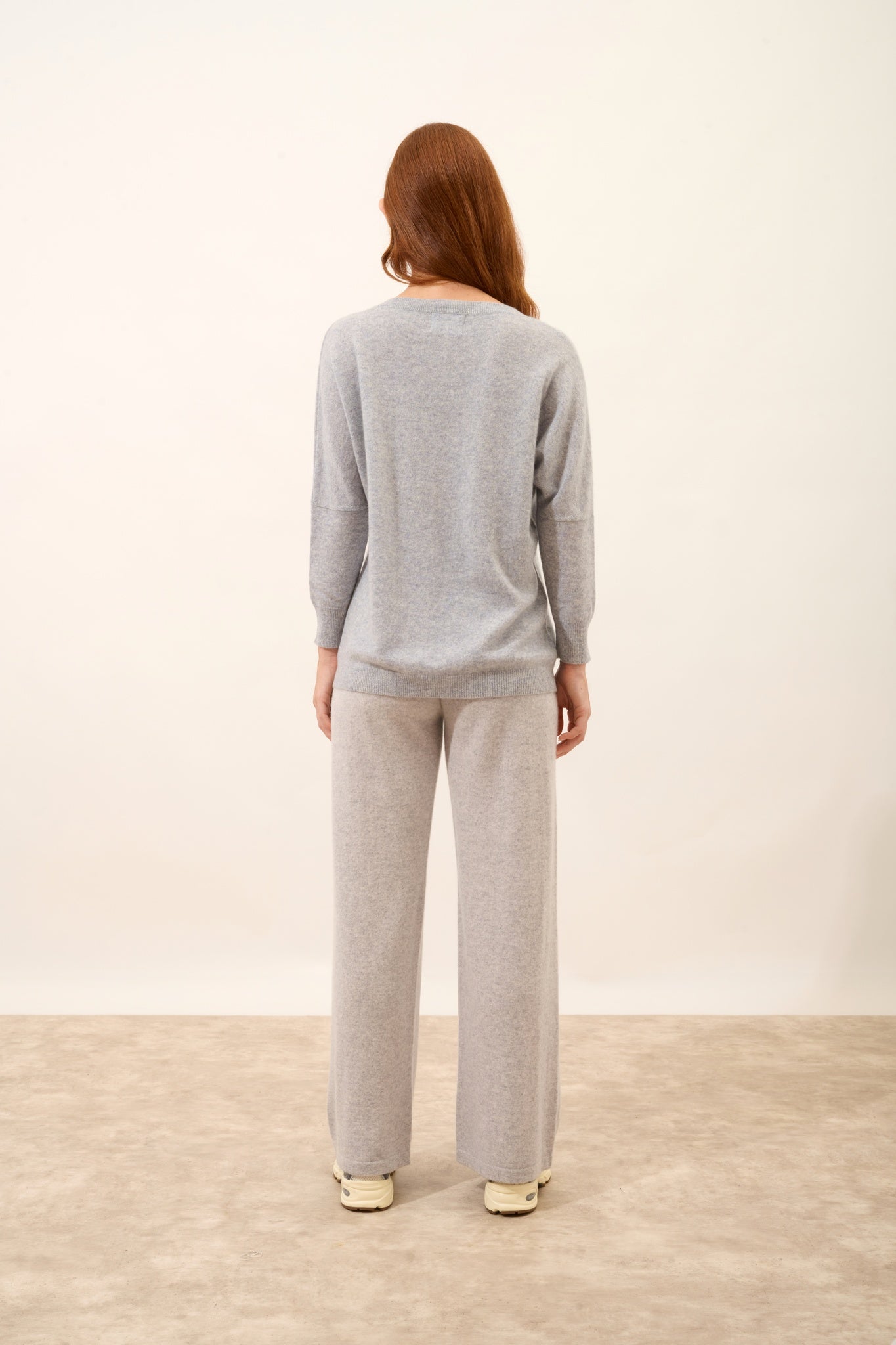 REBECCA pull chauve souris horizon chiné