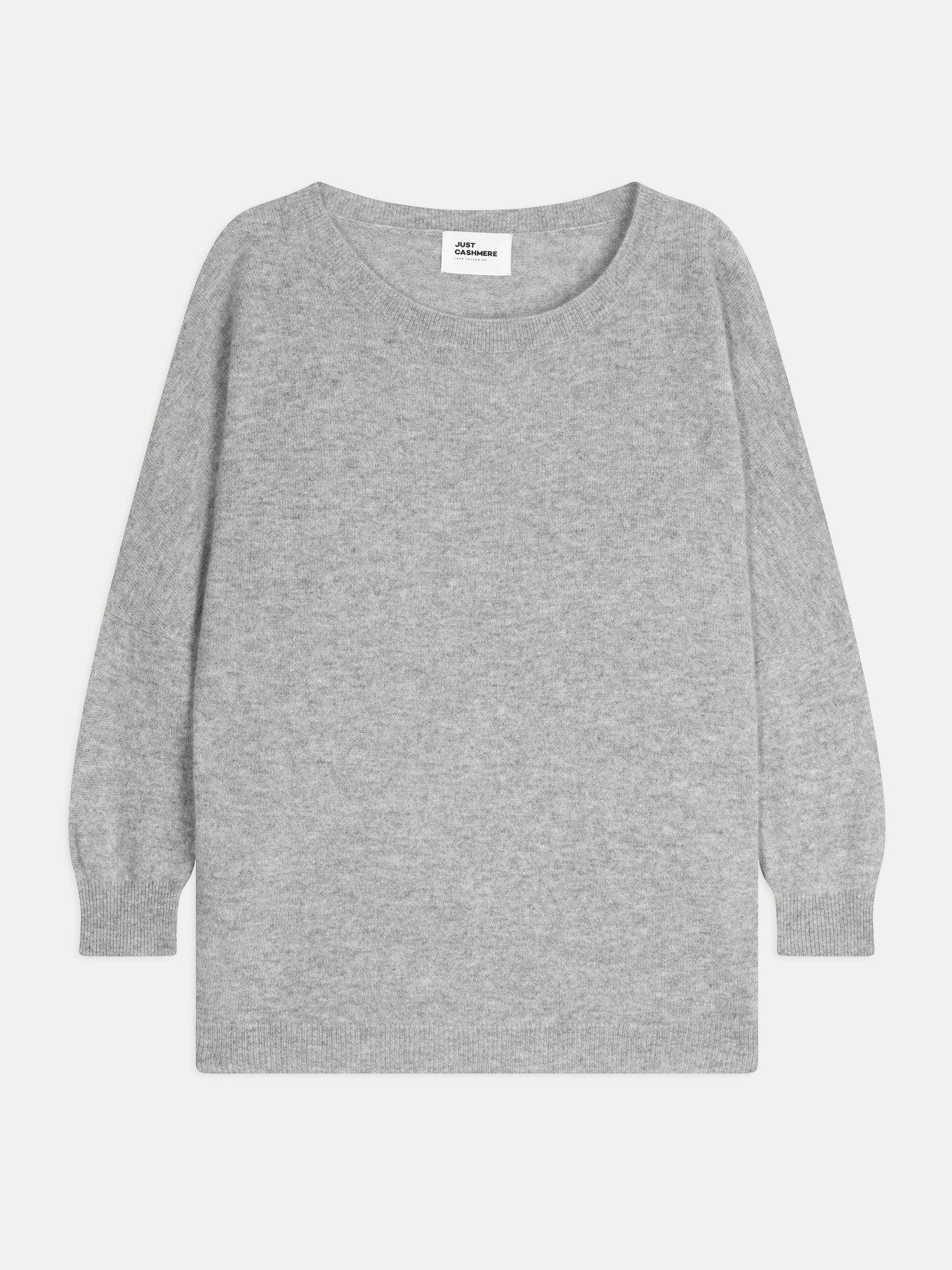 REBECCA nuage chiné round-neck sweater