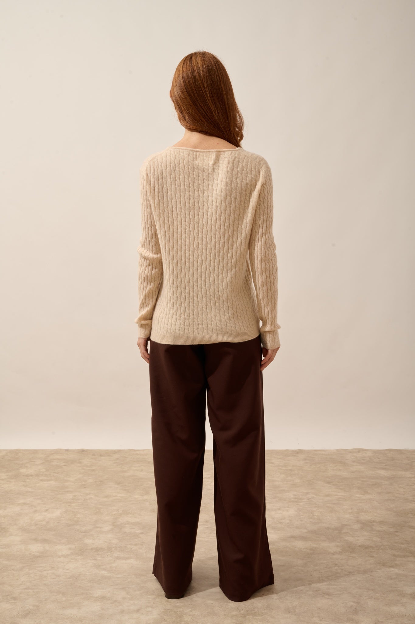 RELINA pull col bateau sable