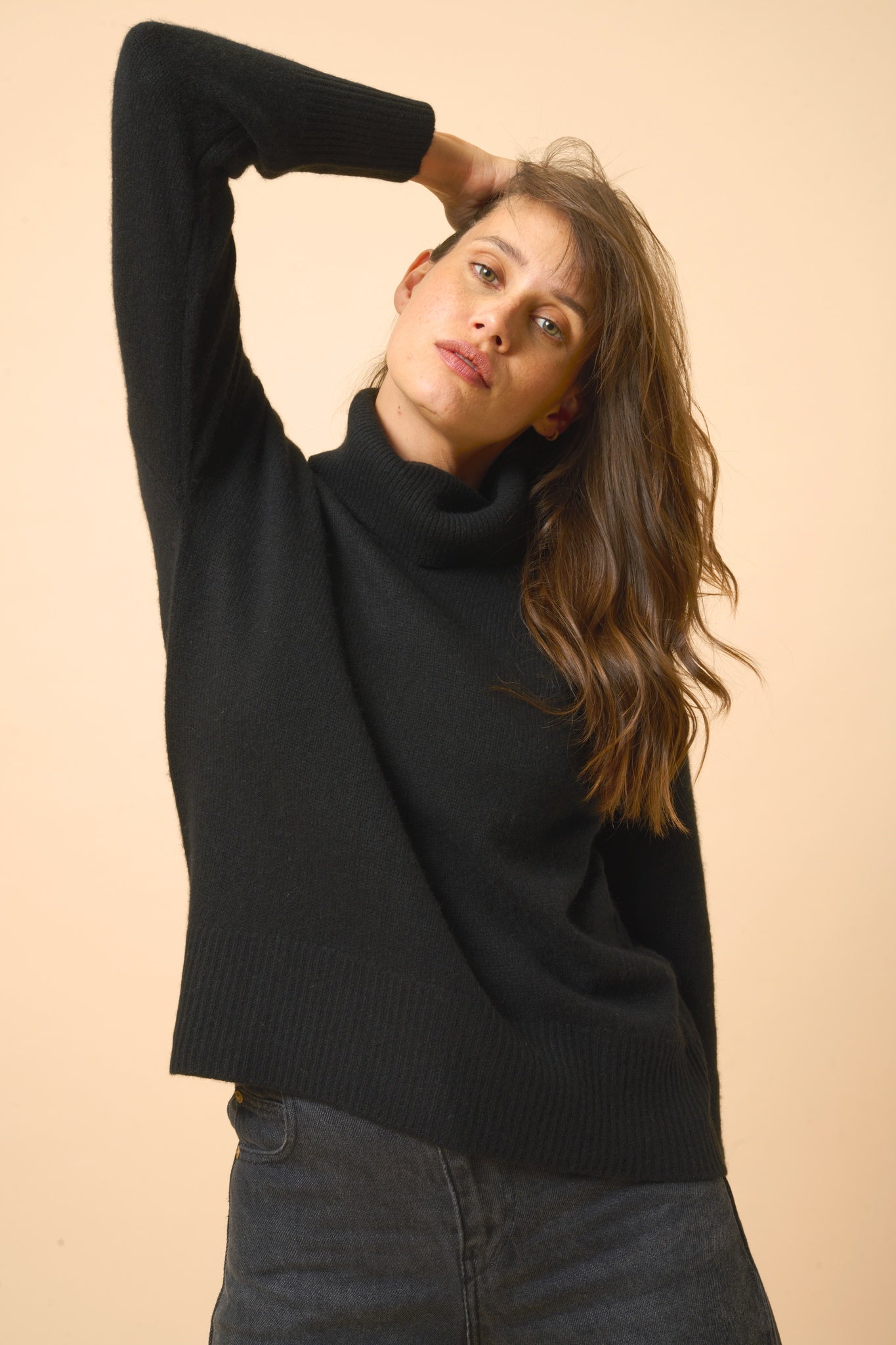 ROMANE black turtleneck sweater