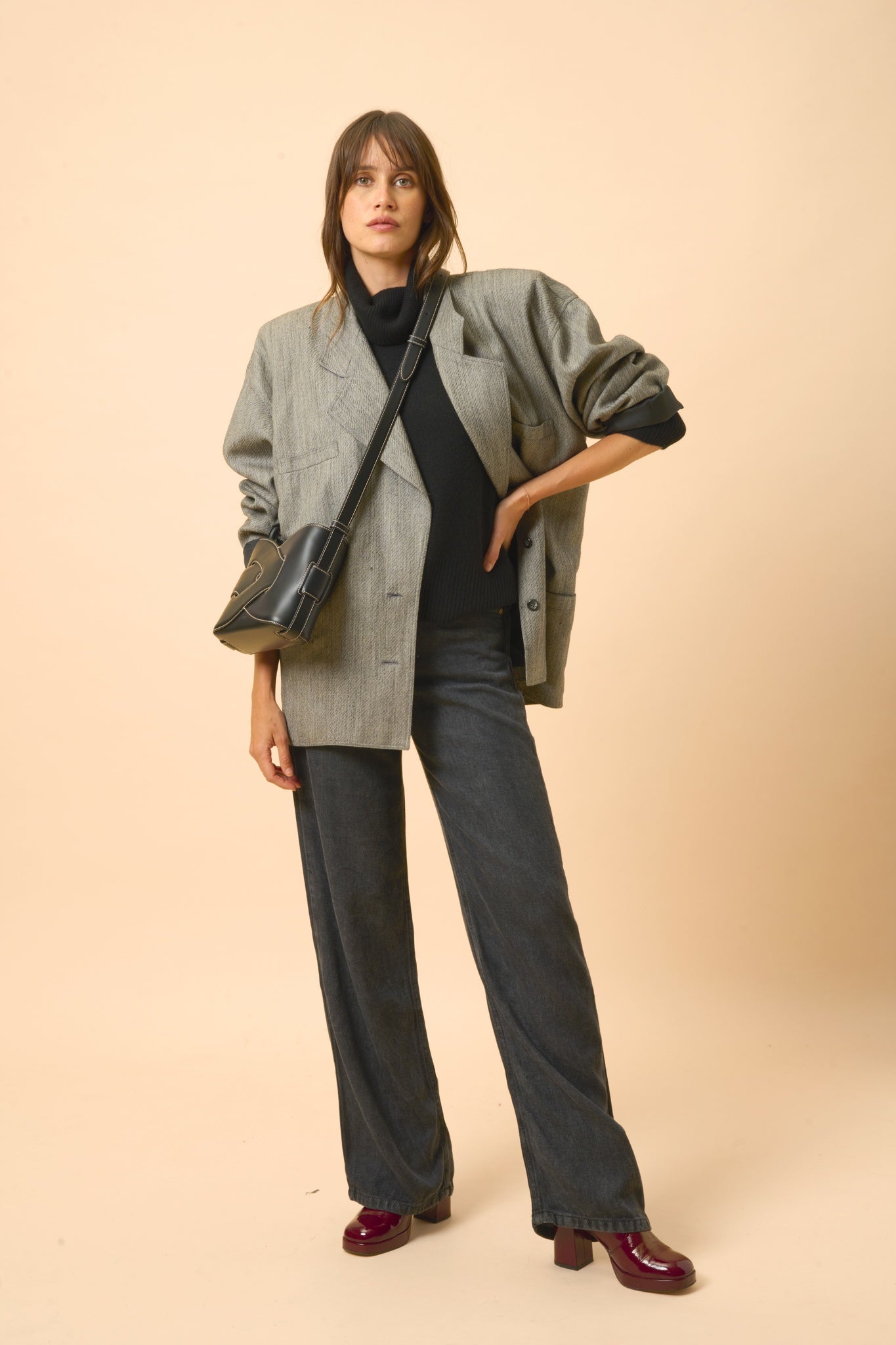 ROMANE black turtleneck sweater