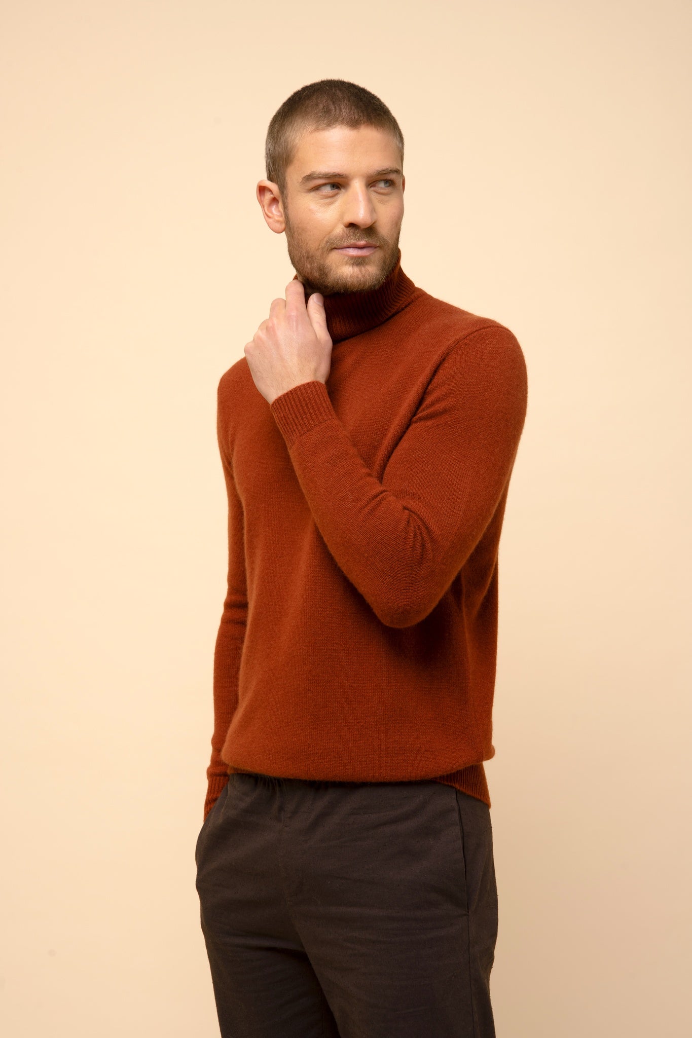 SACHA squirrel turtleneck sweater