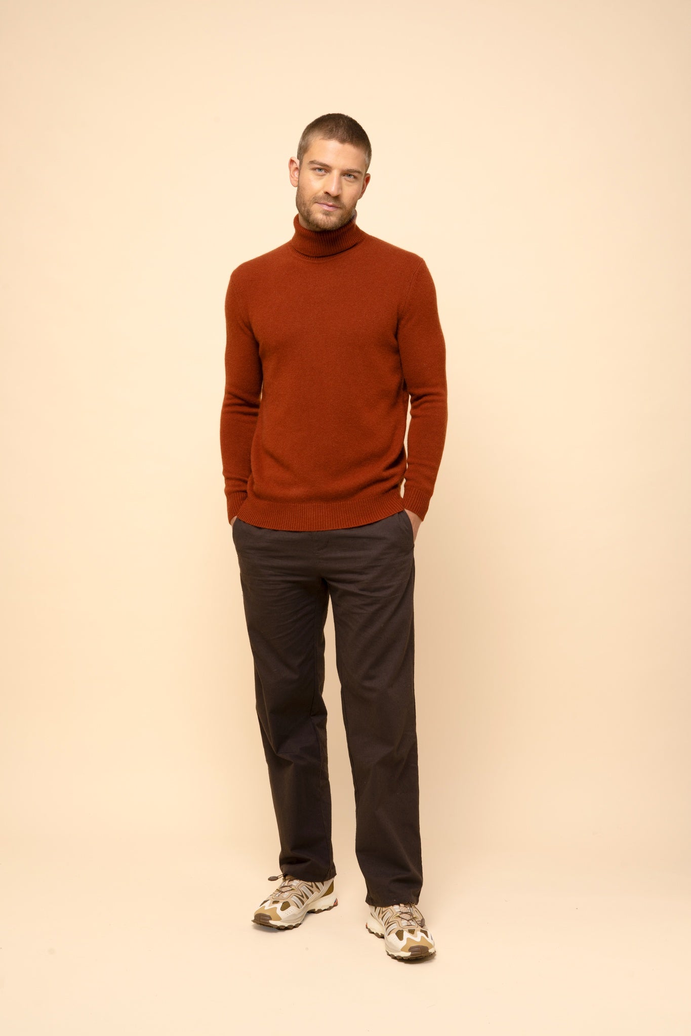 SACHA squirrel turtleneck sweater