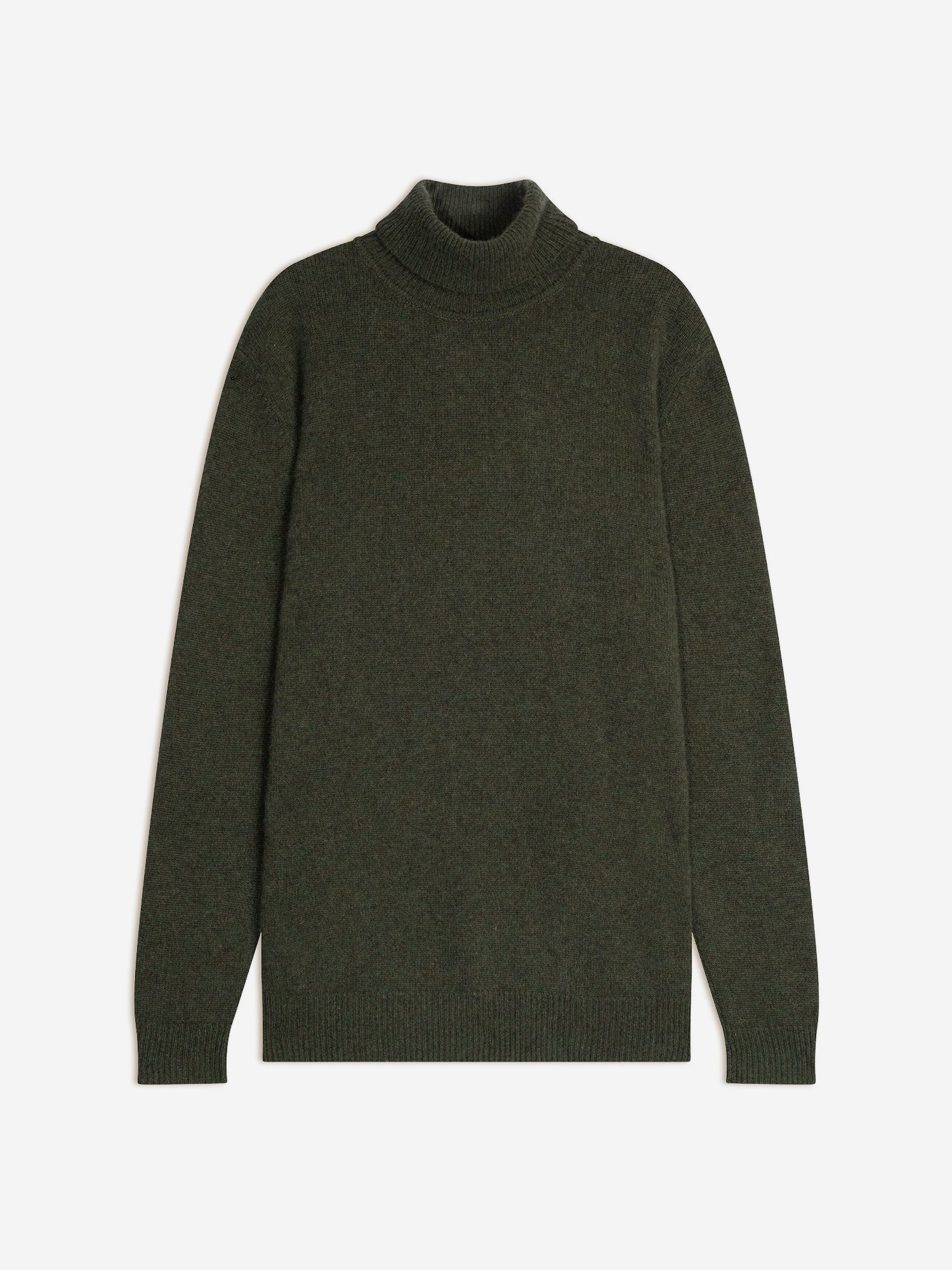 SACHA khaki heathered turtleneck sweater