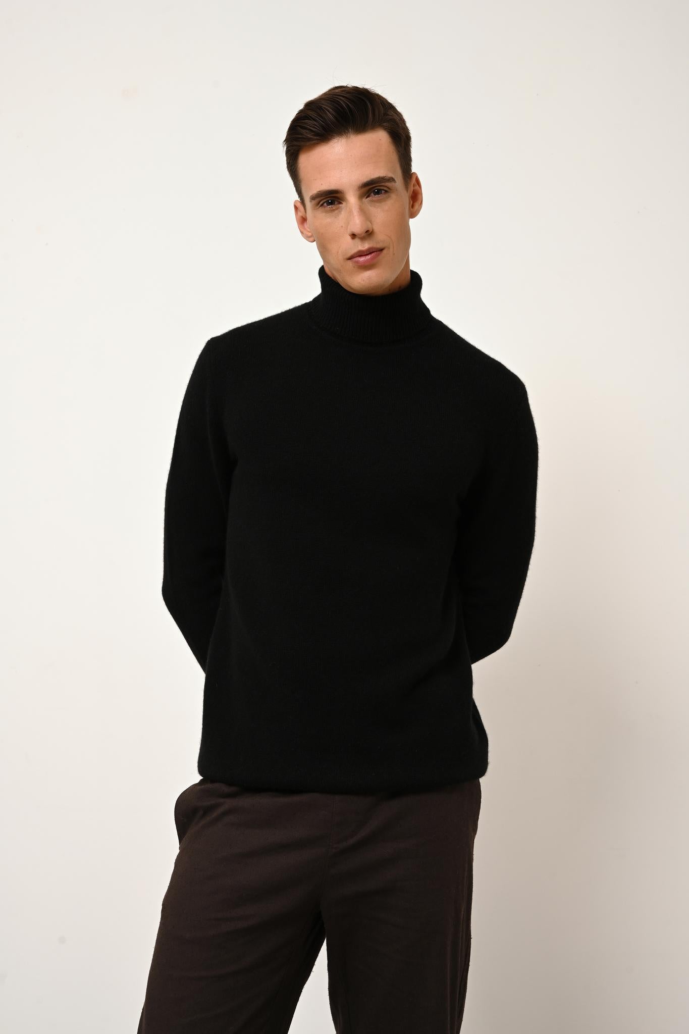 SACHA black turtleneck sweater