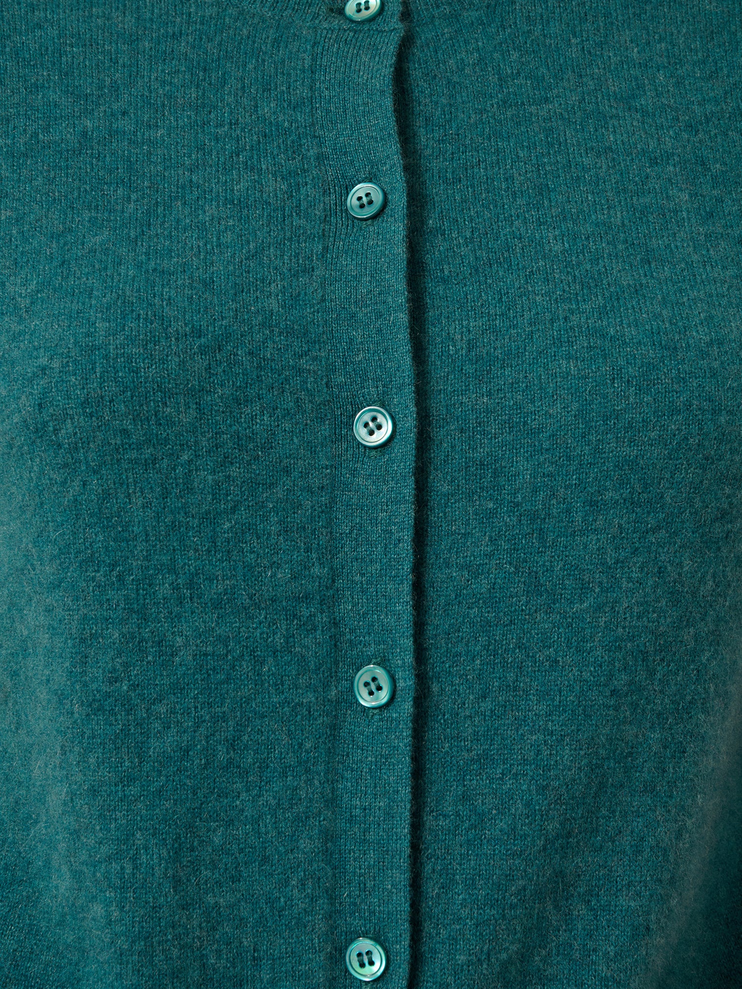 SAMUEL cardigan col rond canard chiné