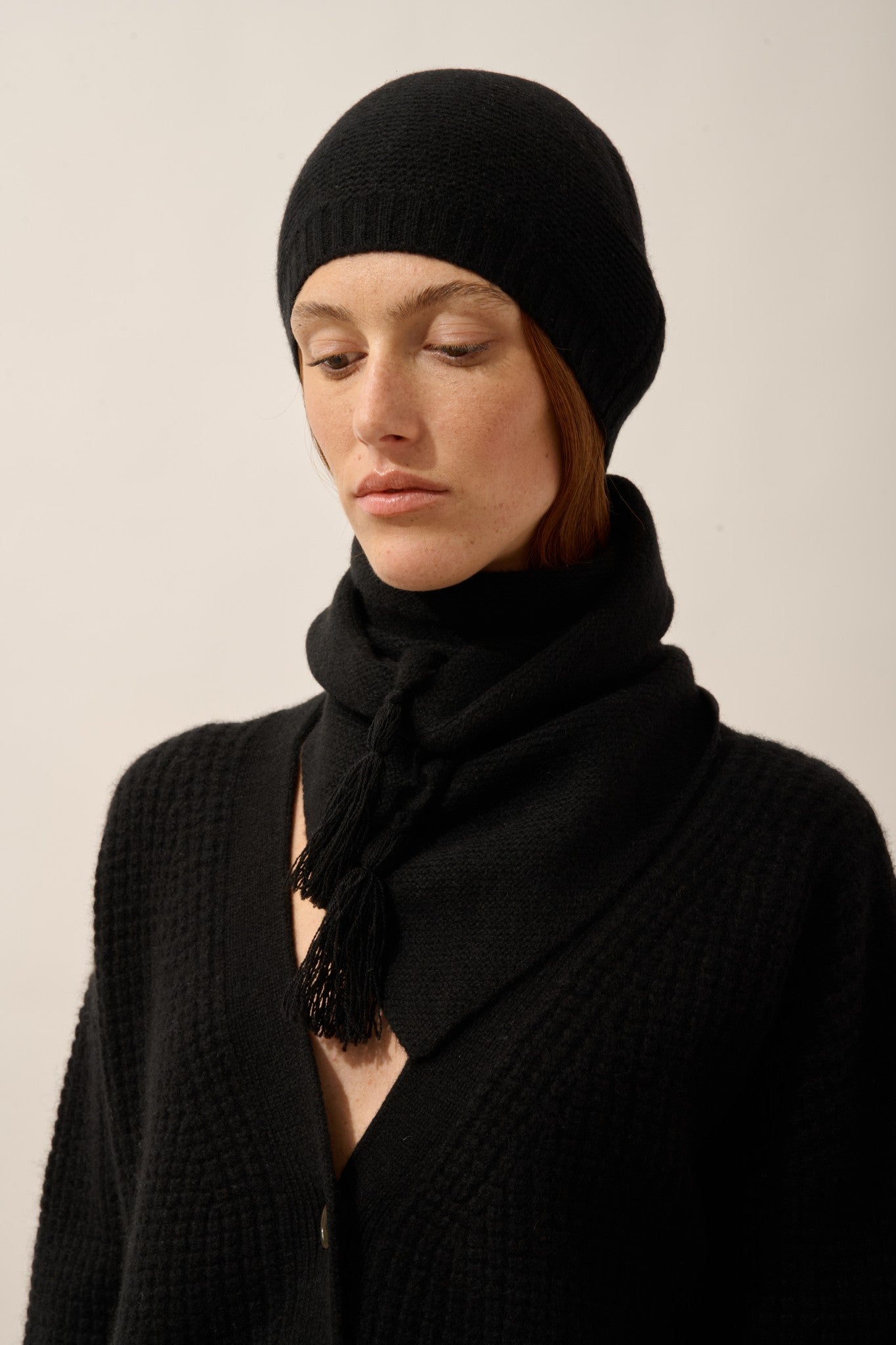 signy bonnet 4 fils noir