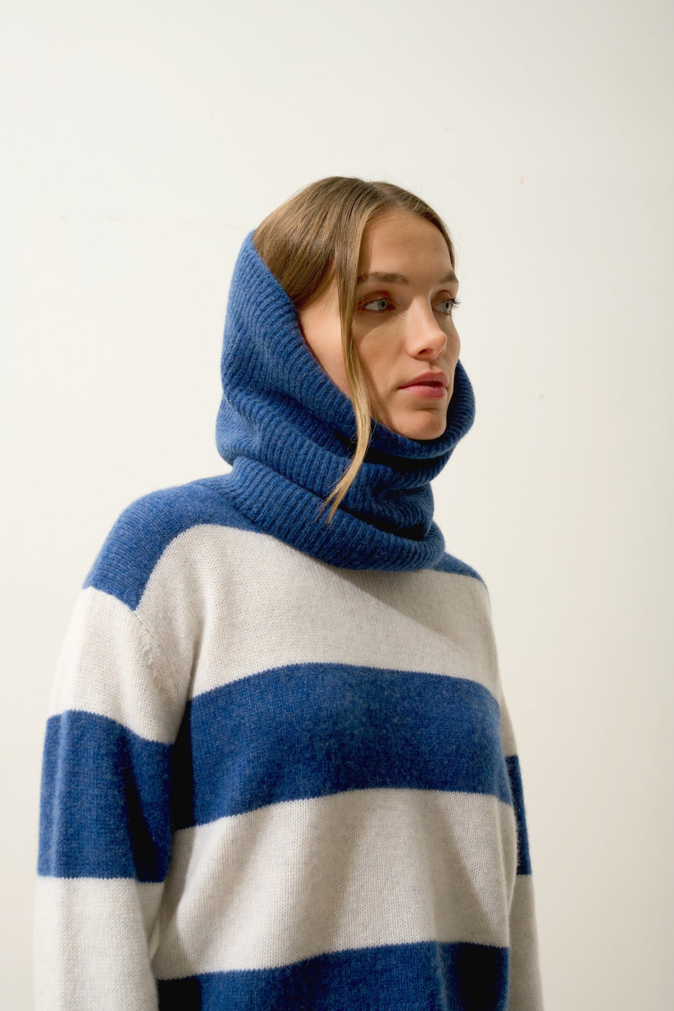 sofia tour de cou 6 fils ocean chiné 100% cachemire