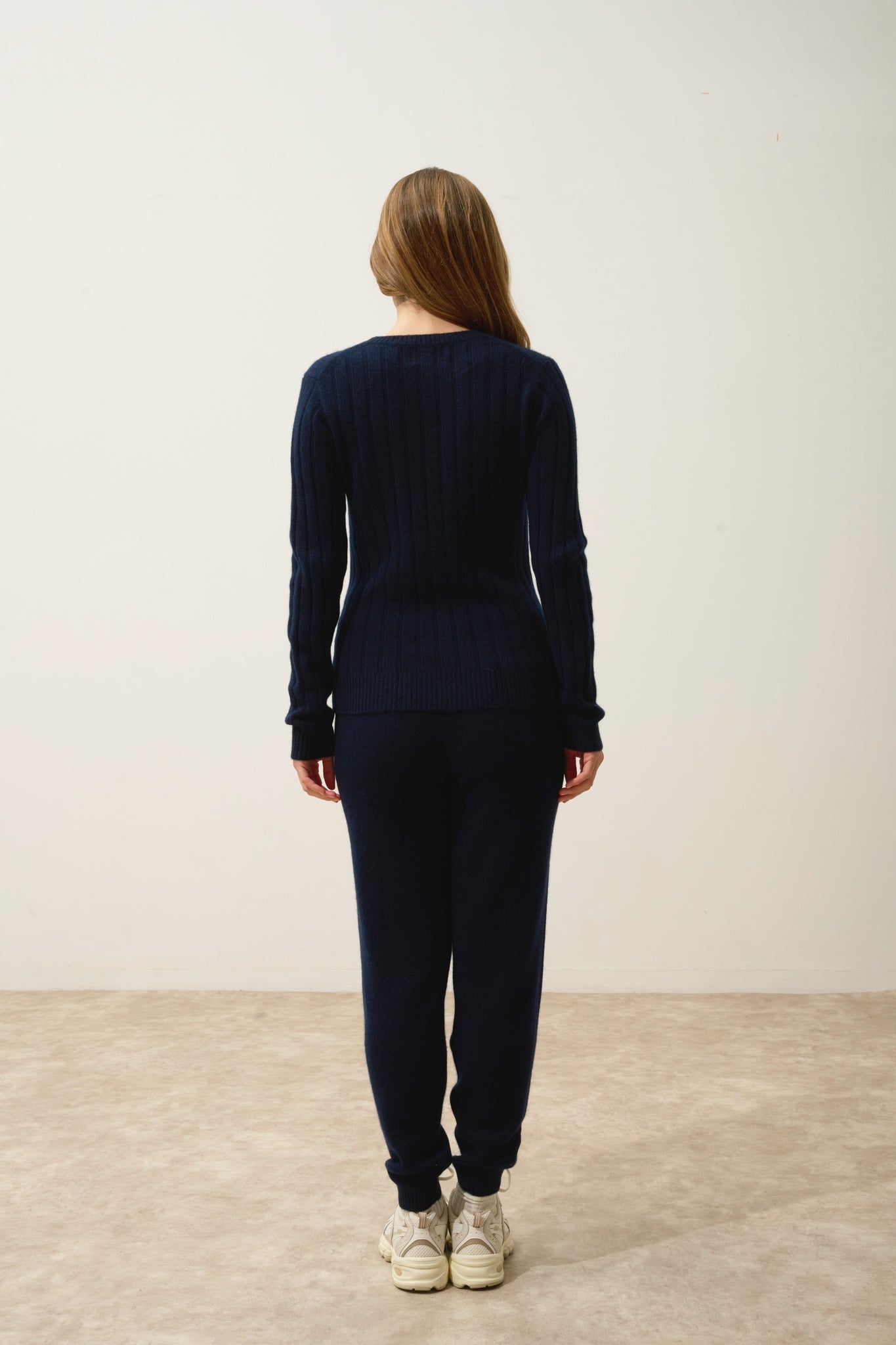 SORREL pull col rond 6 fils navy