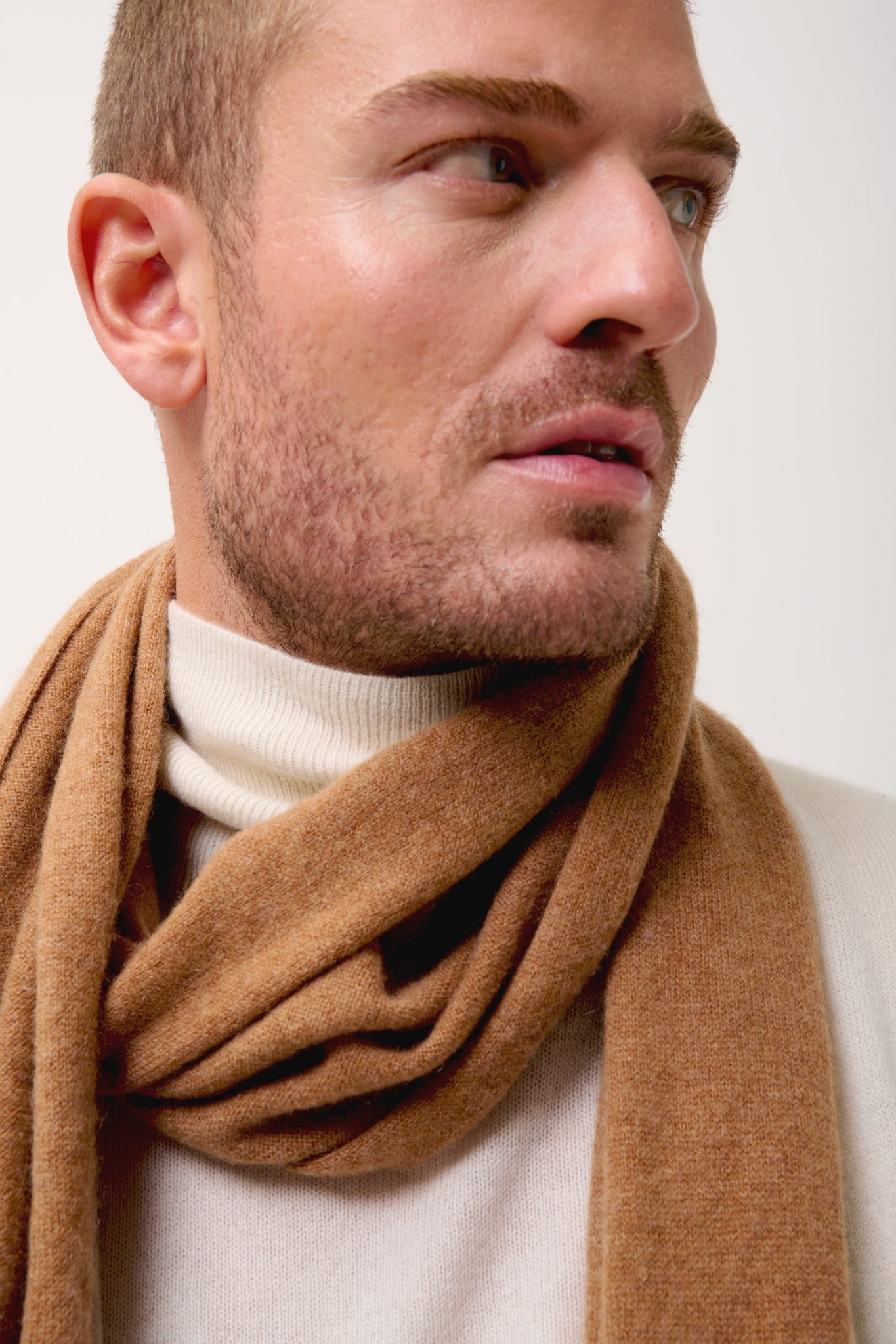 SPENCER écharpe noisette