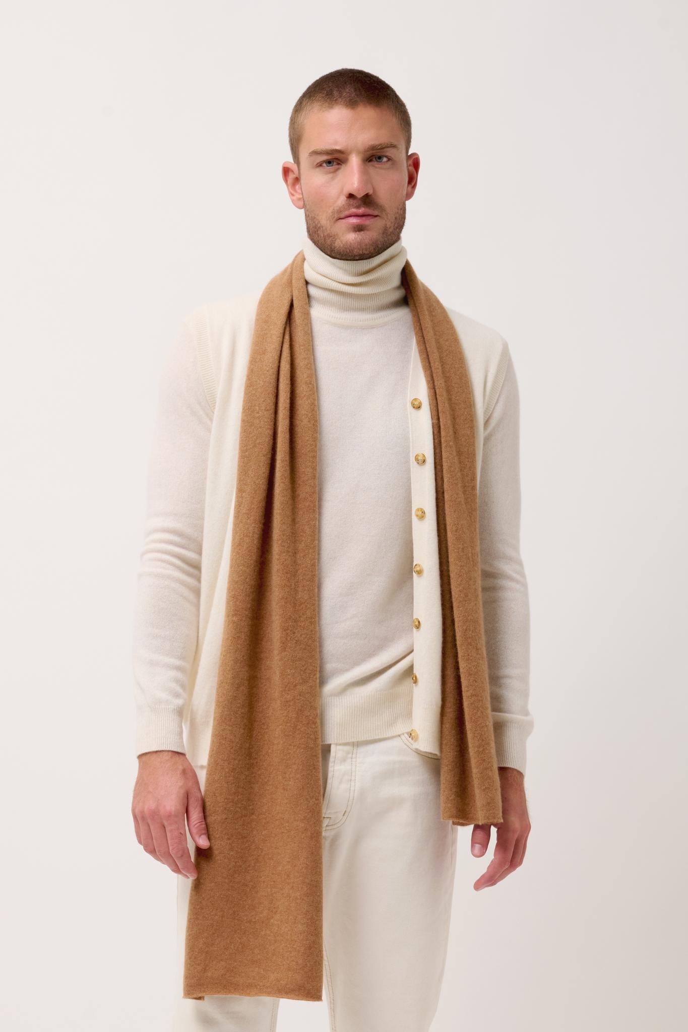 SPENCER écharpe noisette