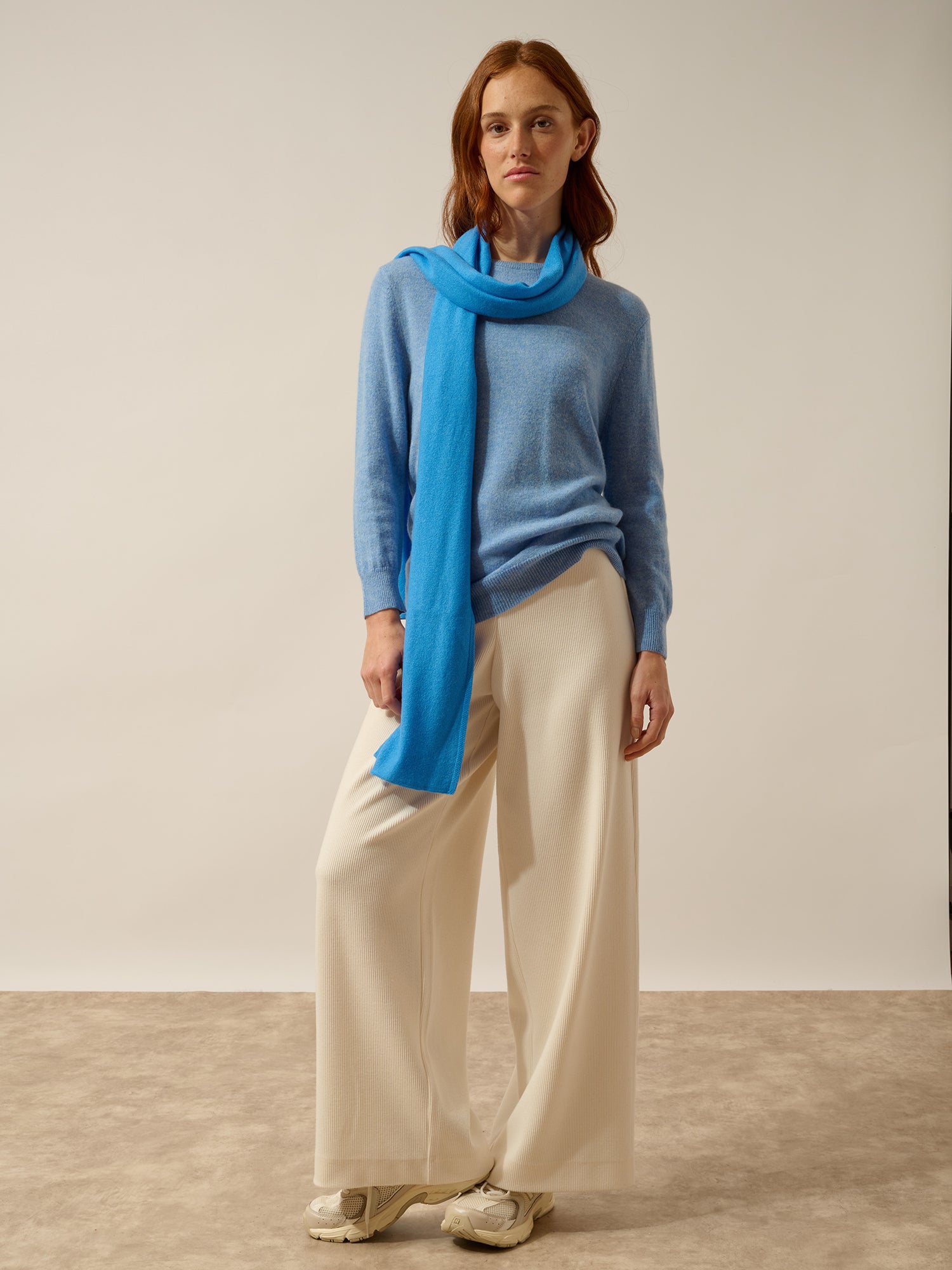 SPENCER écharpe bleuet