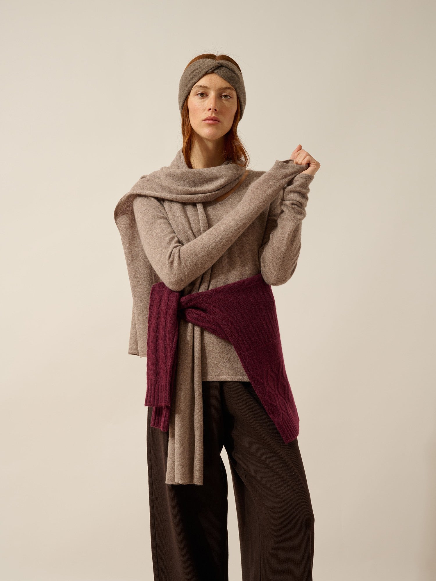 spencer écharpe caribou chiné