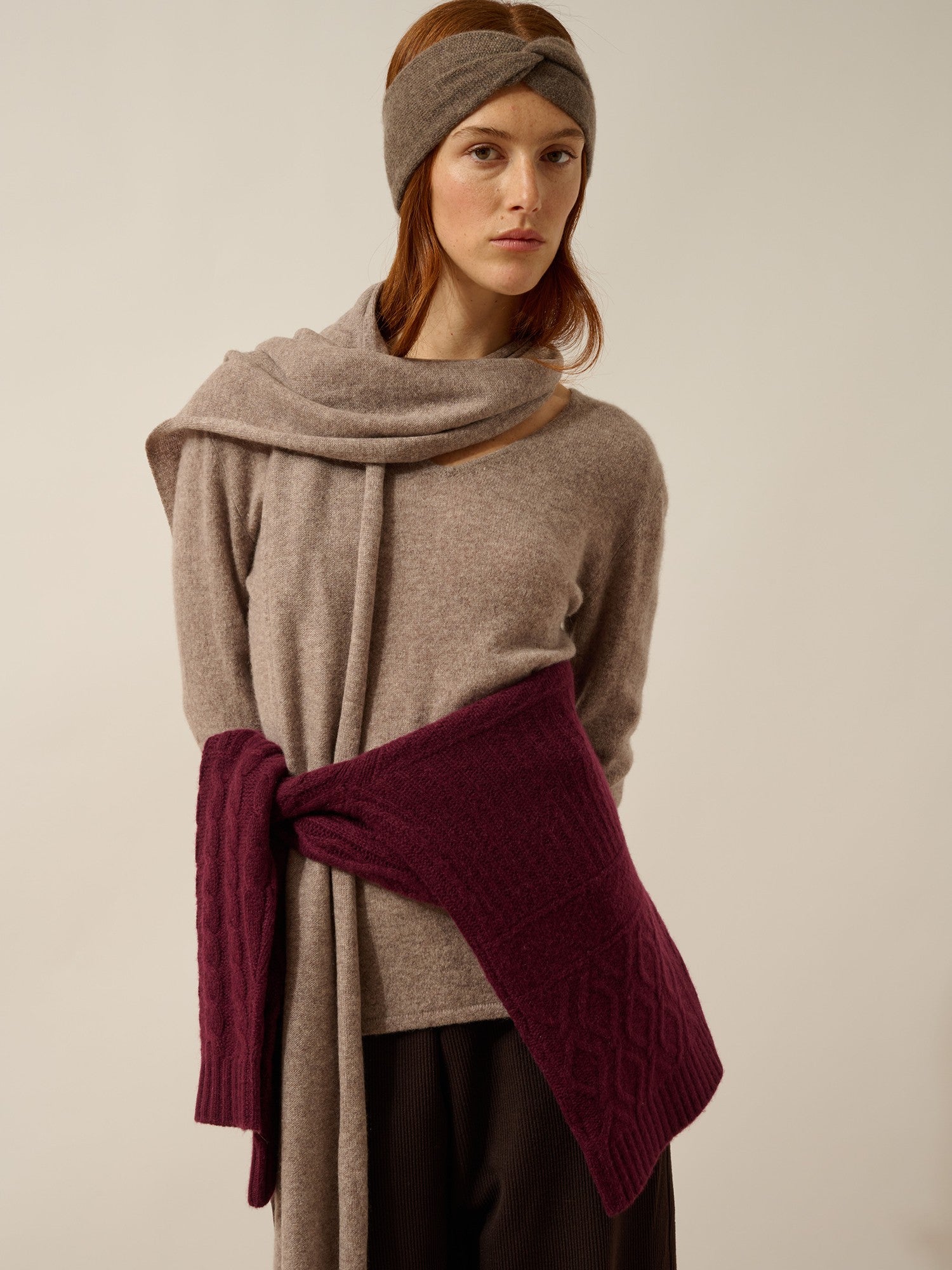 spencer écharpe caribou chiné