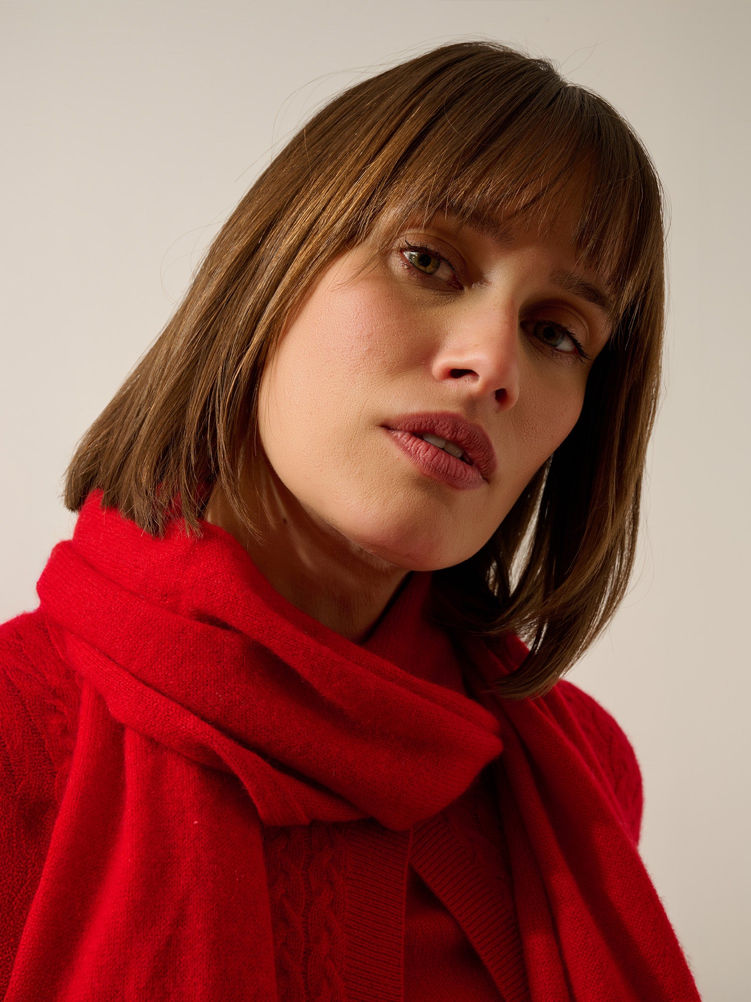 SPENCER écharpe rouge