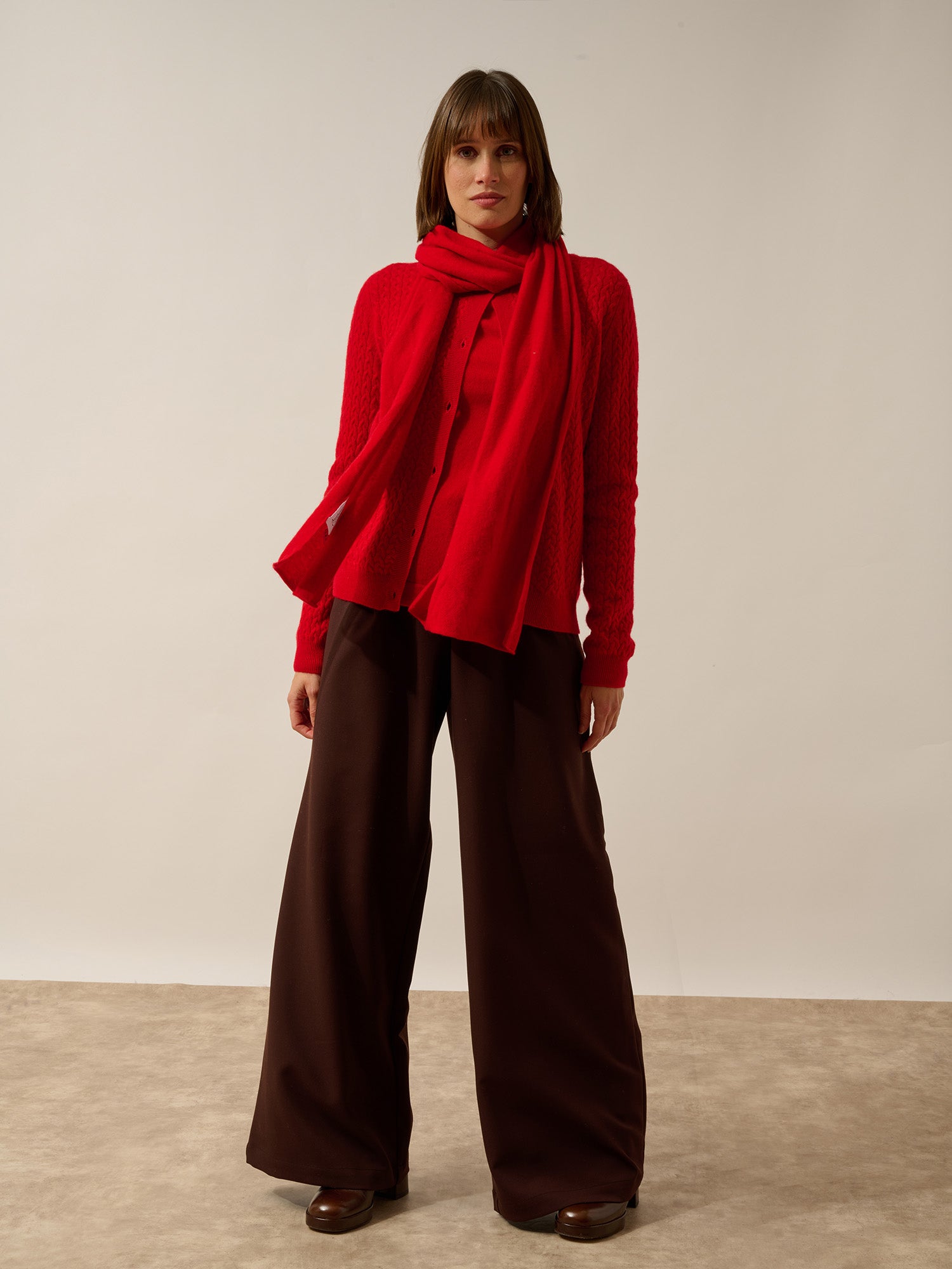 SPENCER écharpe rouge