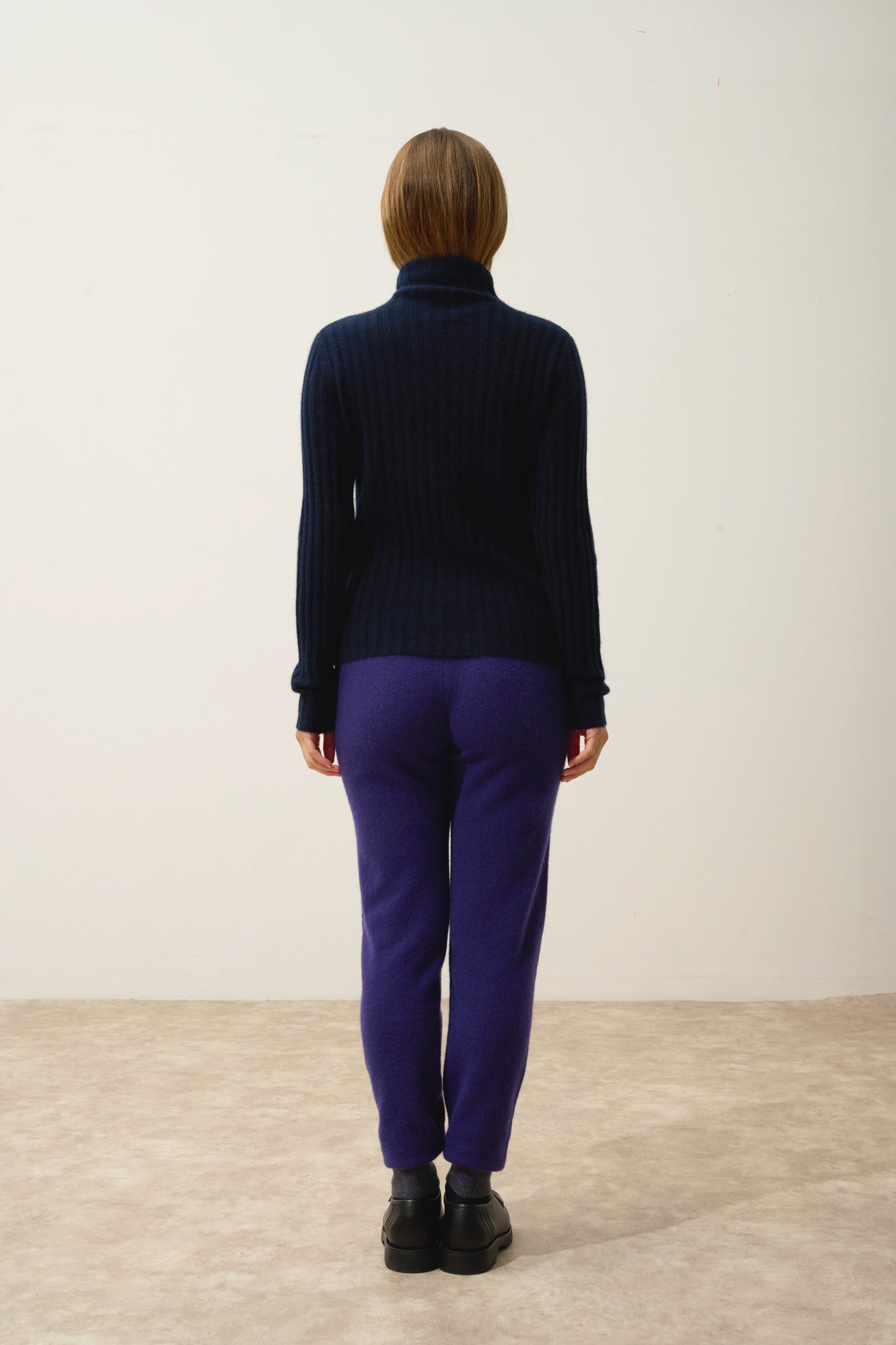 SUNNEVA pull col montant navy